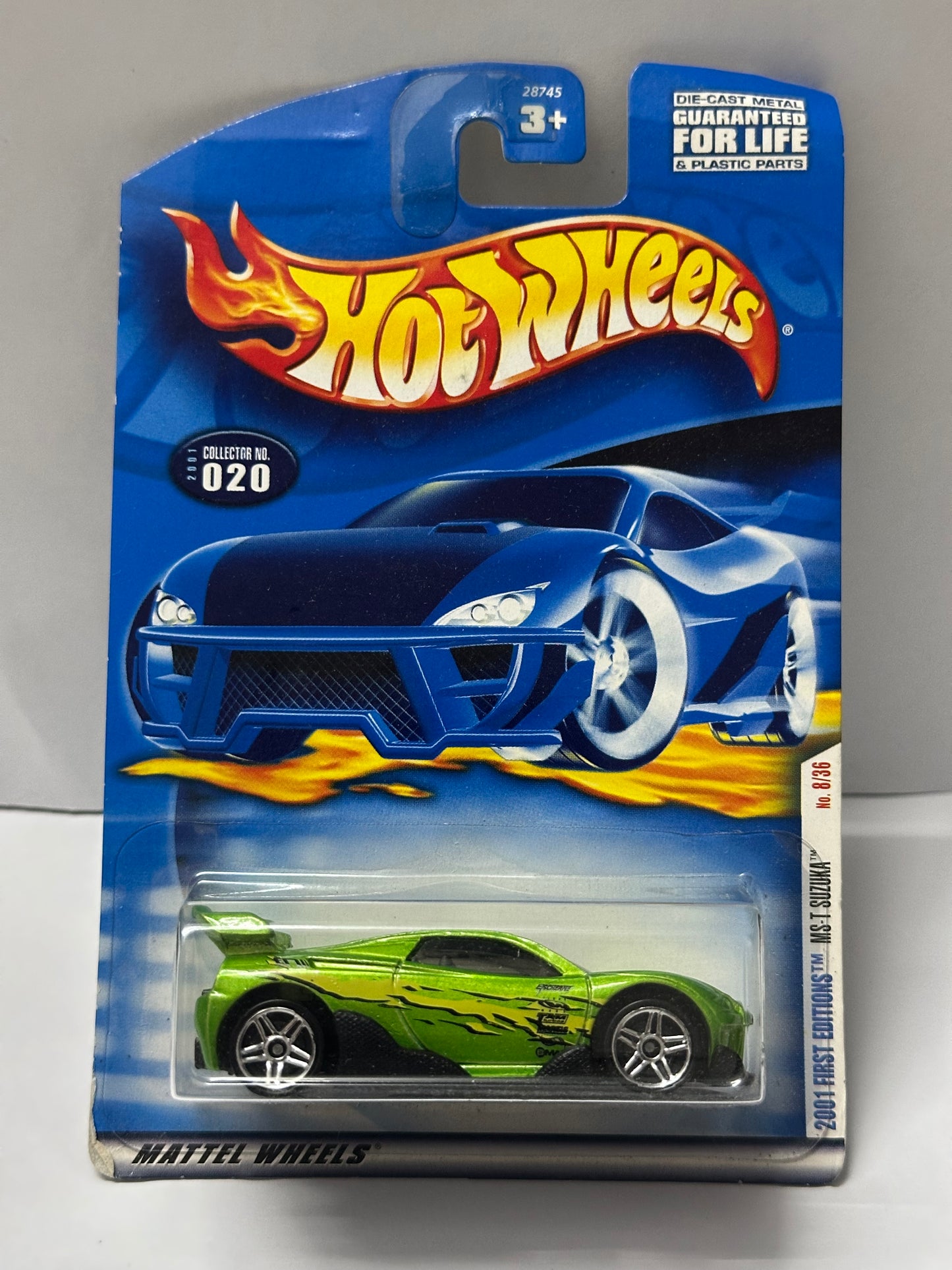 Hot Wheels Vintage 2001 First Edition Stm Ms-T Suzuka - 1:64 Diecast Car