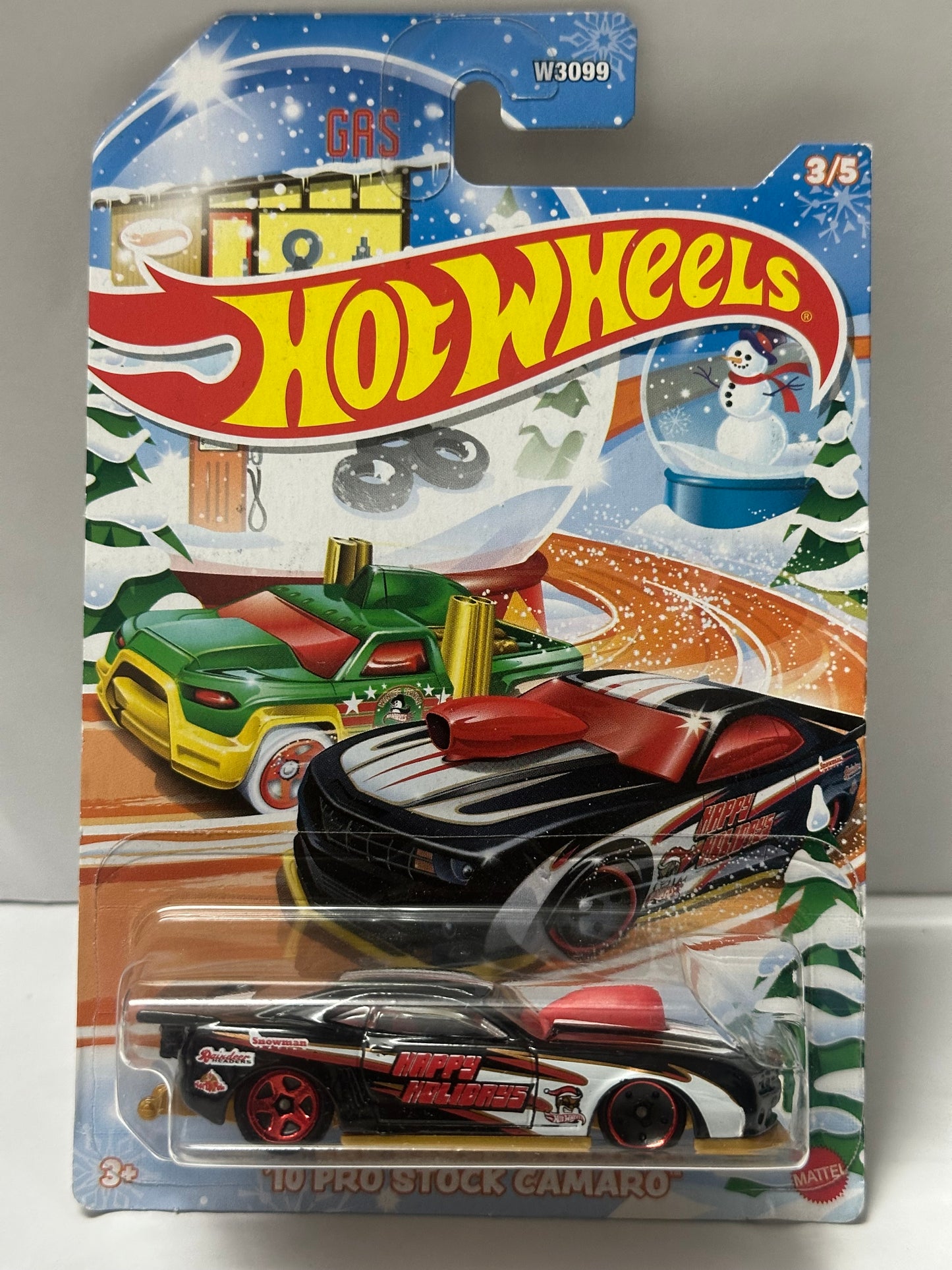 Hot Wheels Christmas ‘10 Pro Stock Camaro - 1:64 Diecast Car