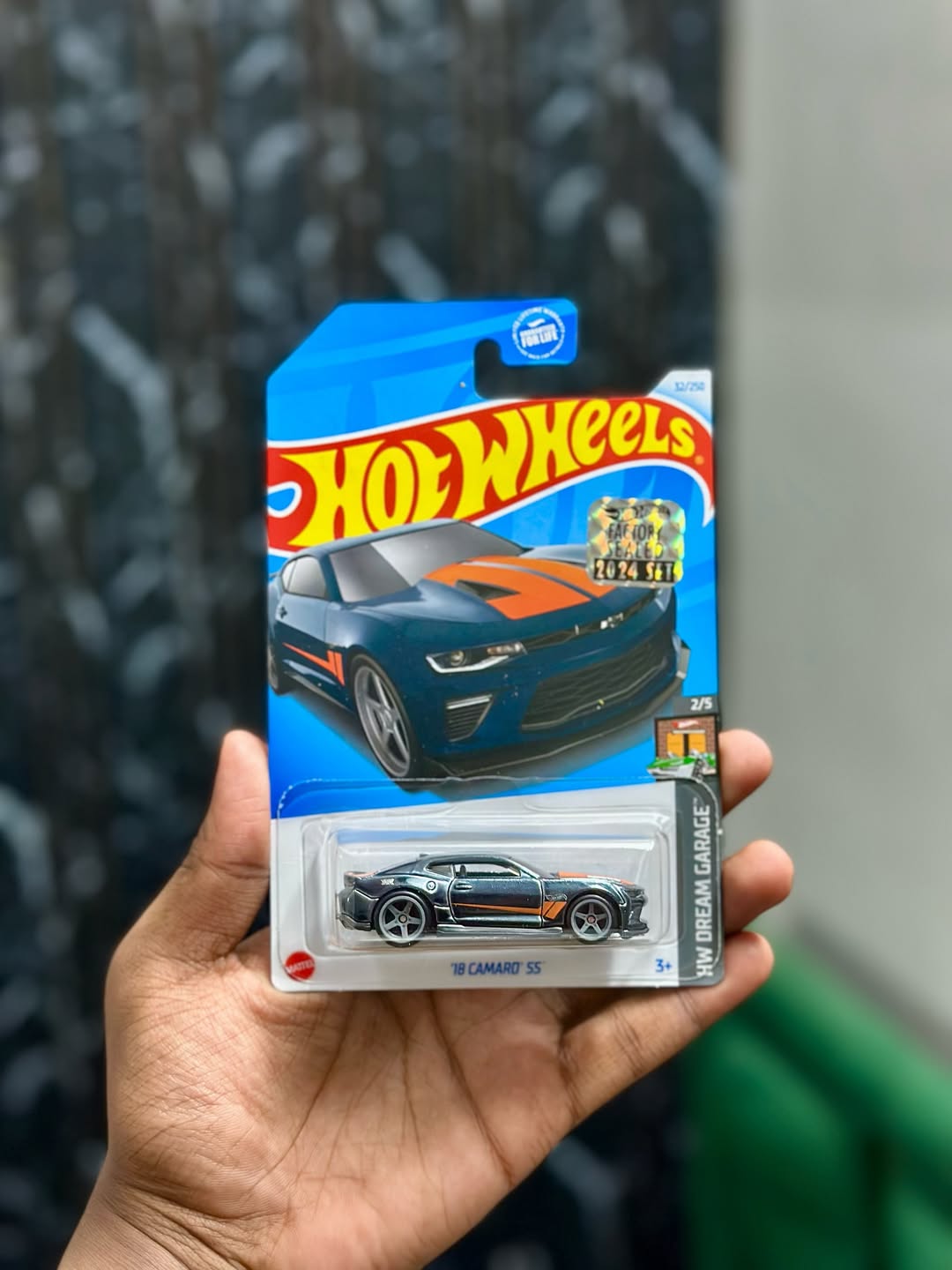 Hot Wheels Super Treasure Hunt ’18 Camaro SS (STH) – 2024 Factory Sealed Card – Imported – 1-64 Scale