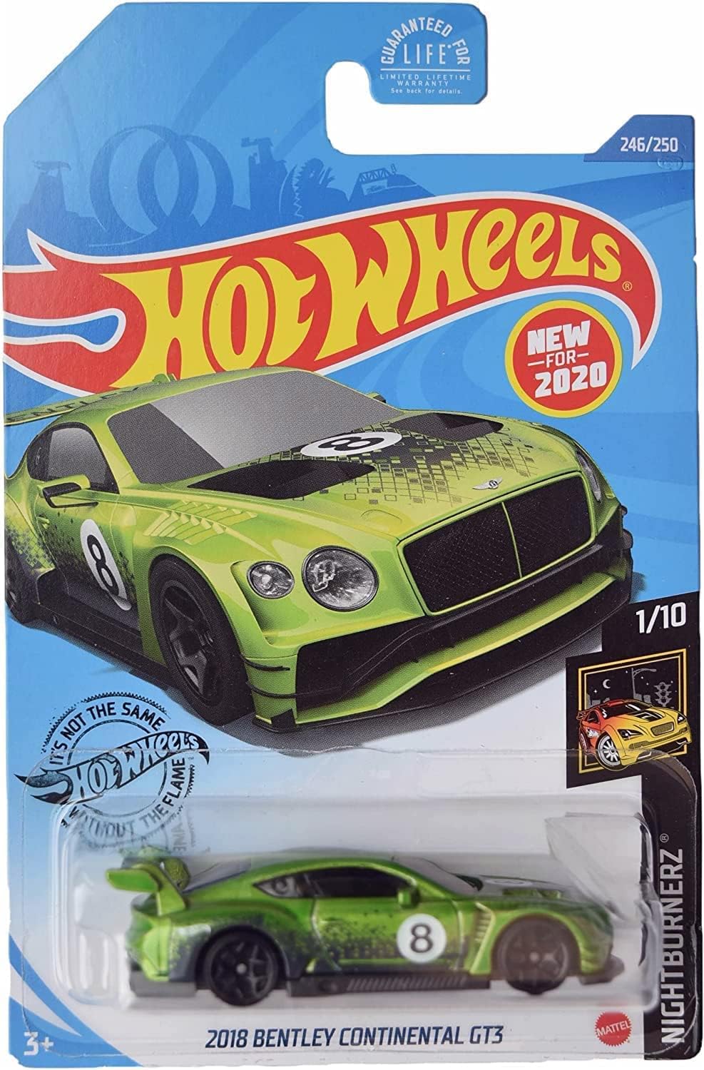 Hot Wheels 2018 Bentley Continental GT3 - 1:64 Diecast Car