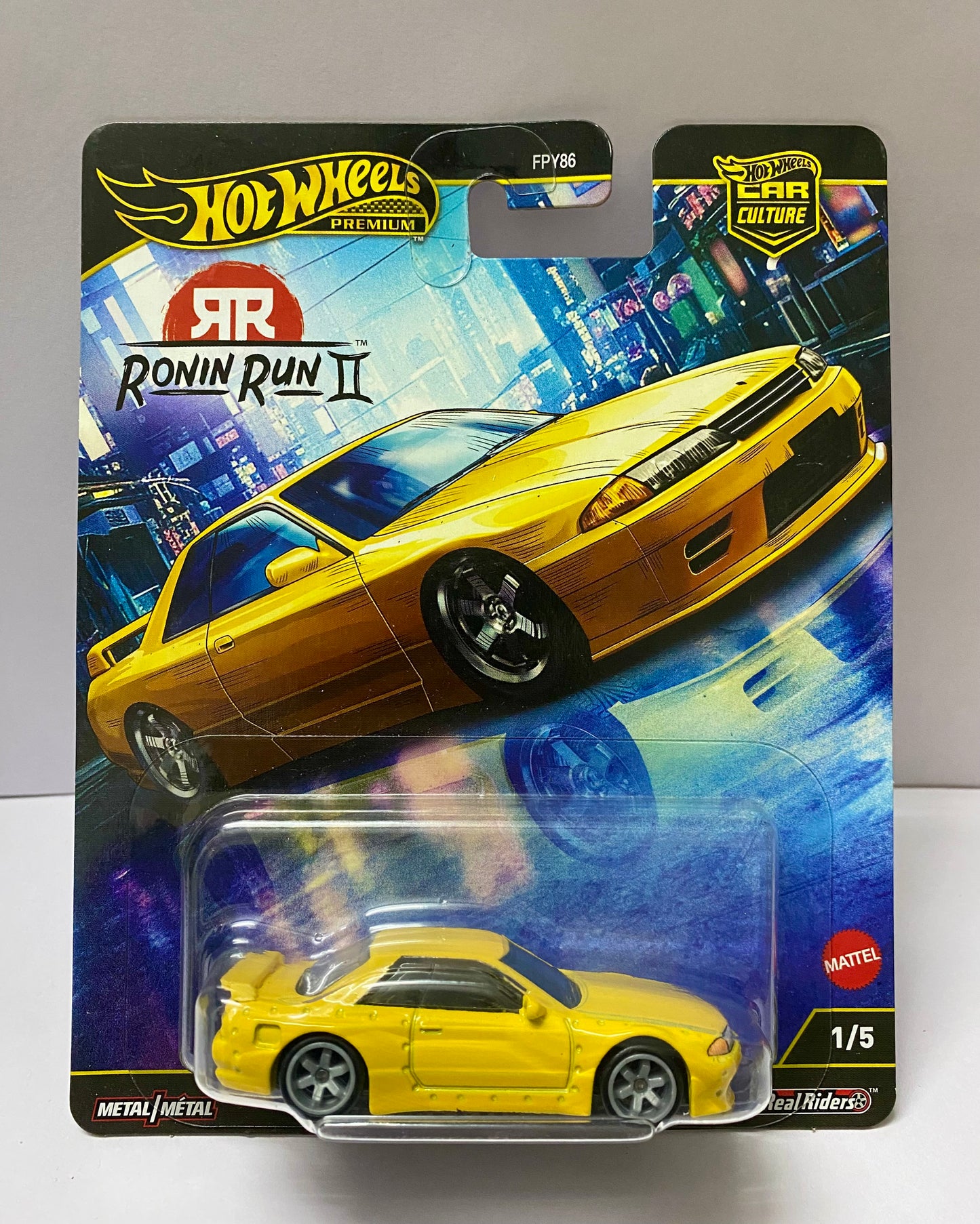 Hot Wheels Premium CAR CULTURE RONNIN RUN ll - NISSAN SKYLINE GT-R 32 PANDEM — 1:64 Hot Wheels diecast collectible from Indian Diecast Hub