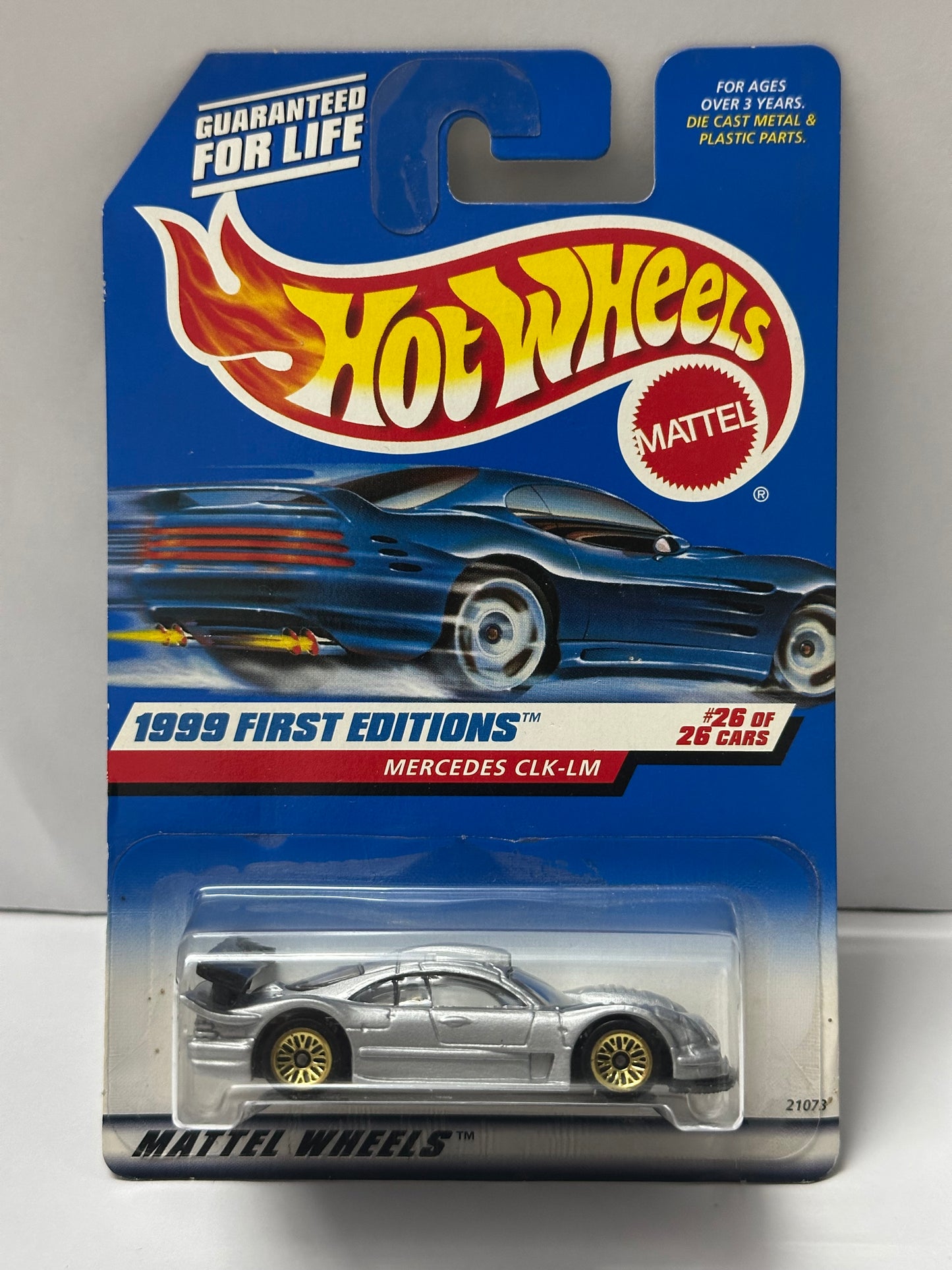 Hot Wheels Vintage 1999 First Editions Mercedes Benz Clk-Lm - 1:64 Diecast Car