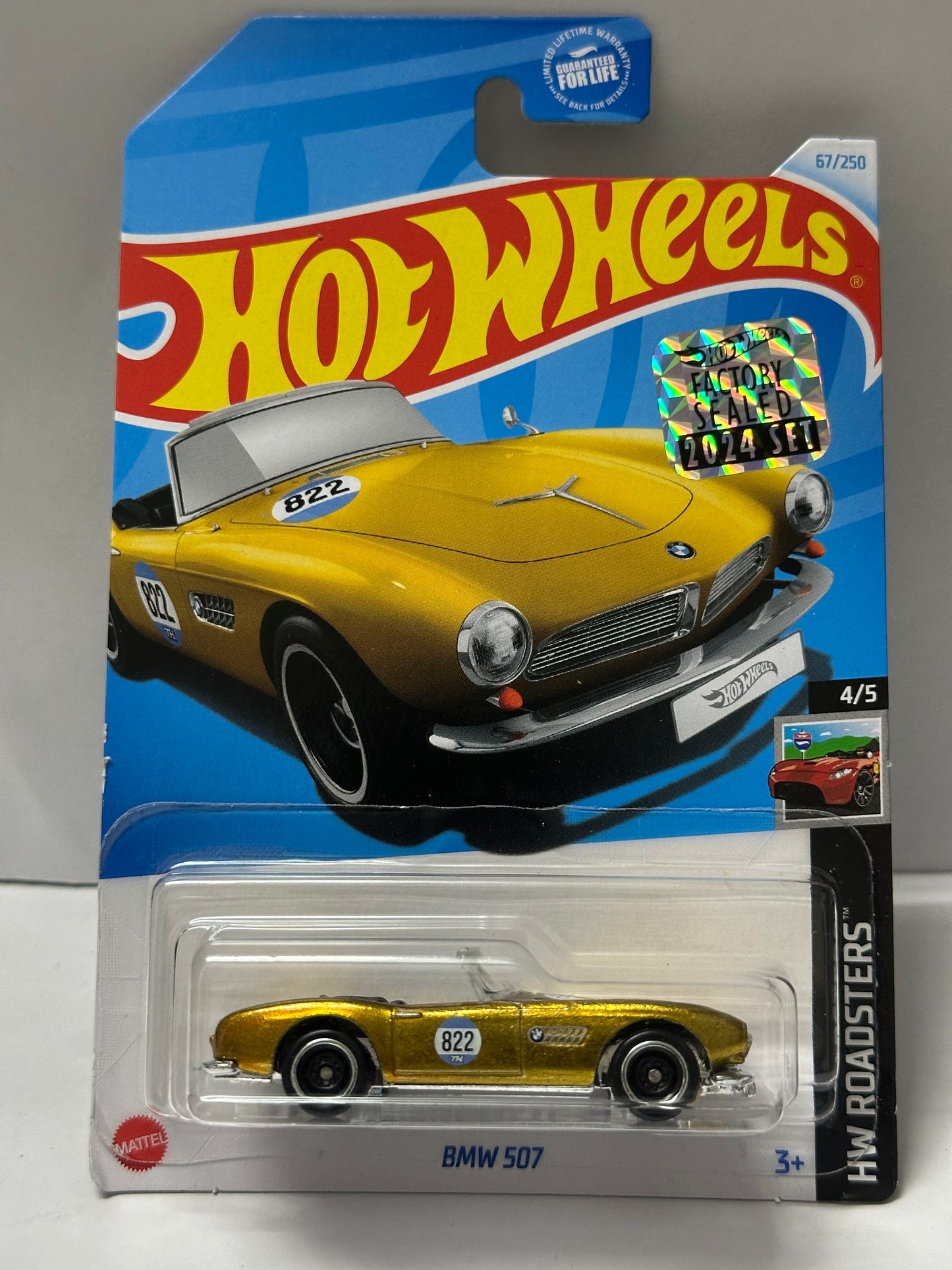 Hot Wheels Super Treasure Hunt BMW 507 (STH) – 2024 Factory Sealed Card – Imported – 1-64 Scale