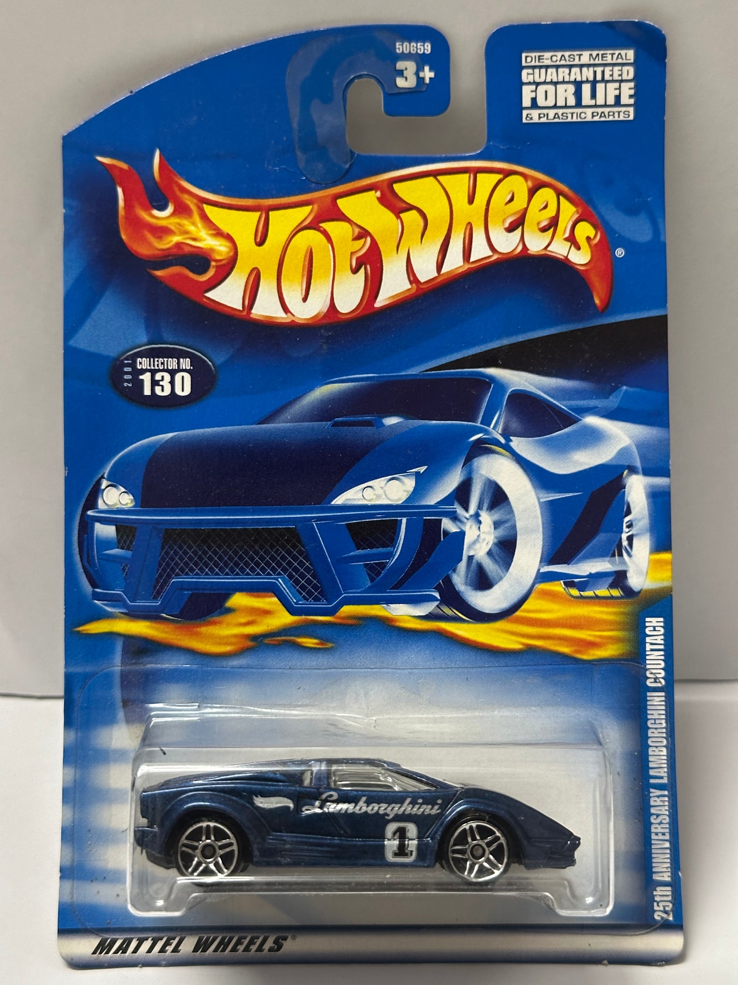 Hot Wheels Vintage 25TH Anniversary Lamborghini Countach - 1:64 Diecast Car