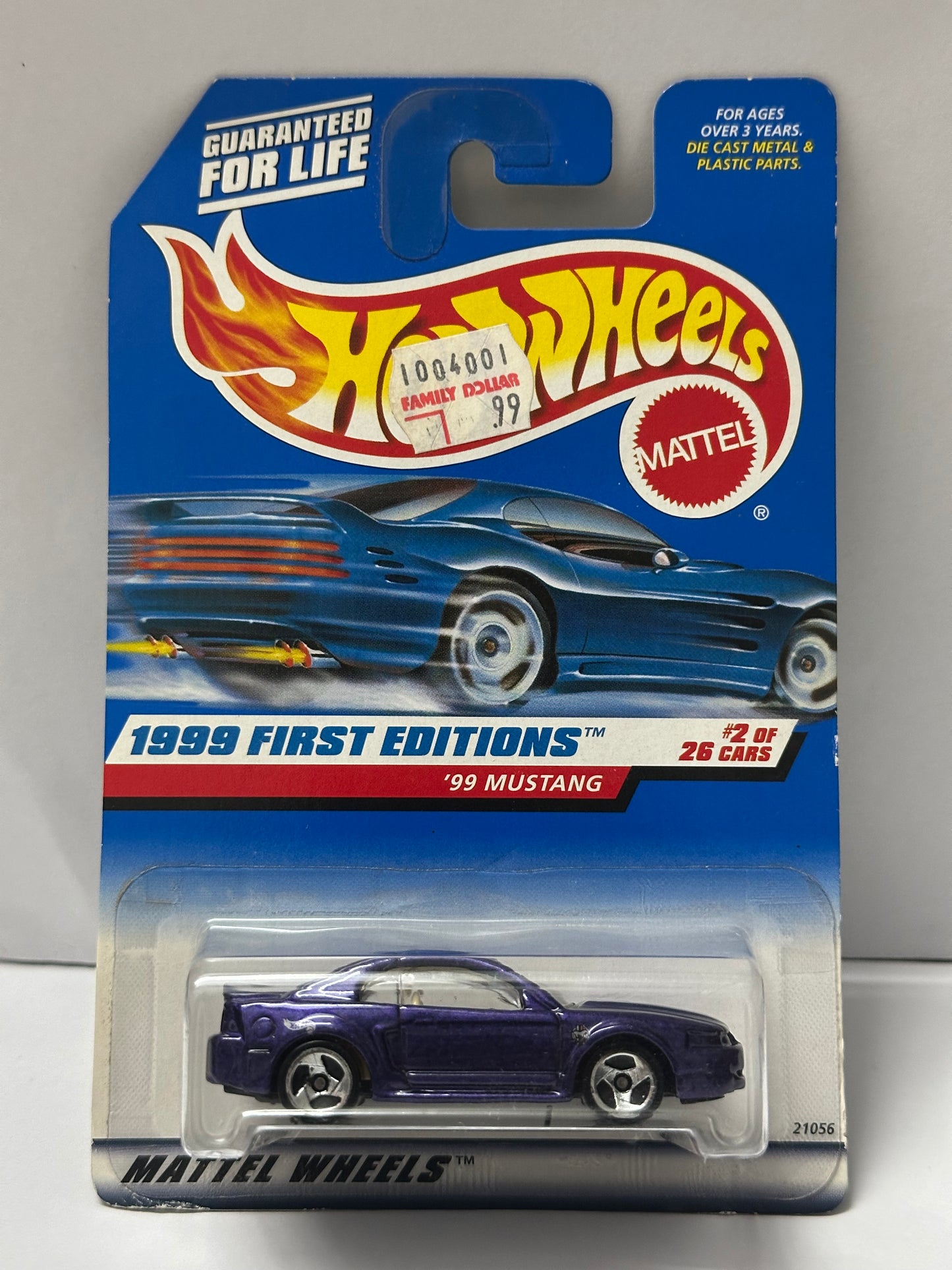 Hot Wheels Vintage First Editions ‘99 Mustang - 1:64 Diecast Car