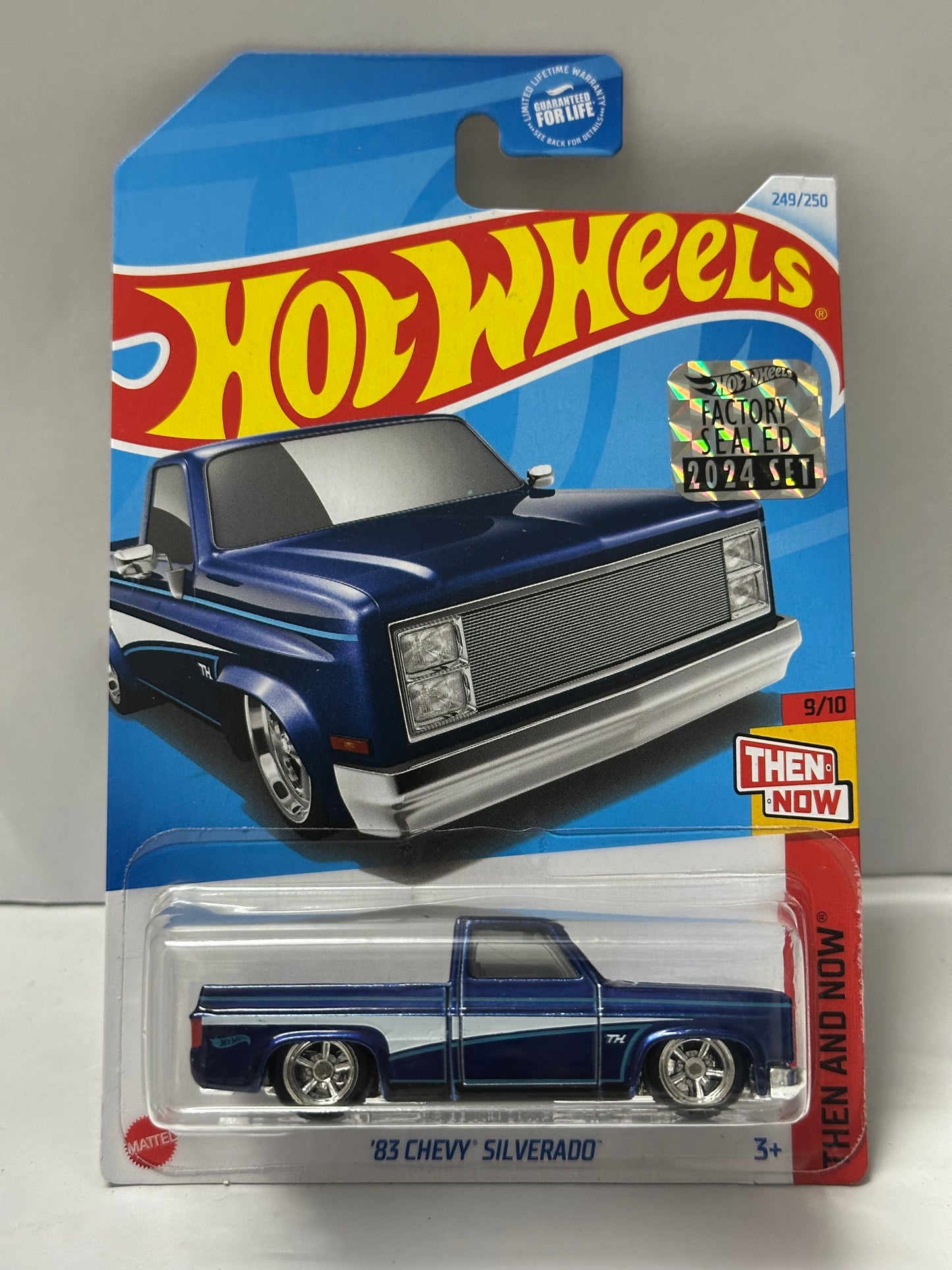 Hot Wheels Super Treasure Hunt ’83 Chevy Silverado (STH) – 2024 Factory Sealed Card – Imported – 1-64 Scale