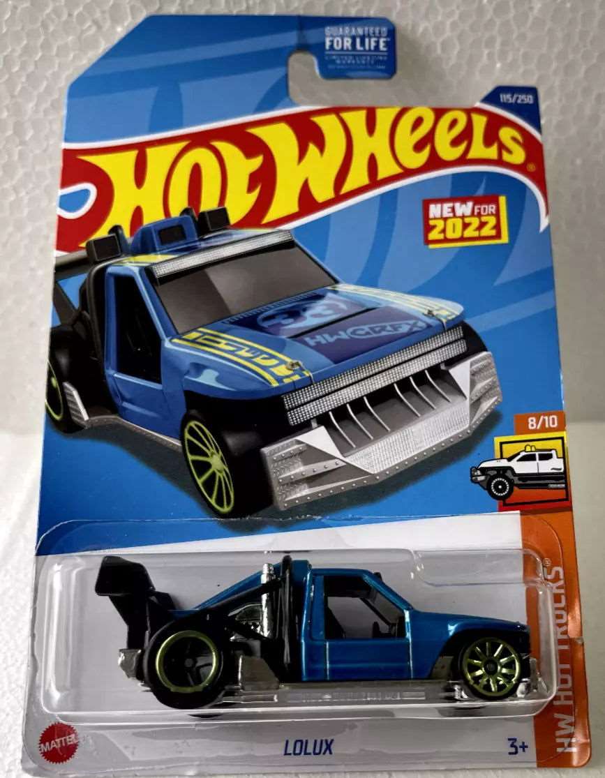 Hot wheels-2022 Hot Wheels # 115/250 HW Hot Trucks Lolux 8/10 - Indian Diecast Hub