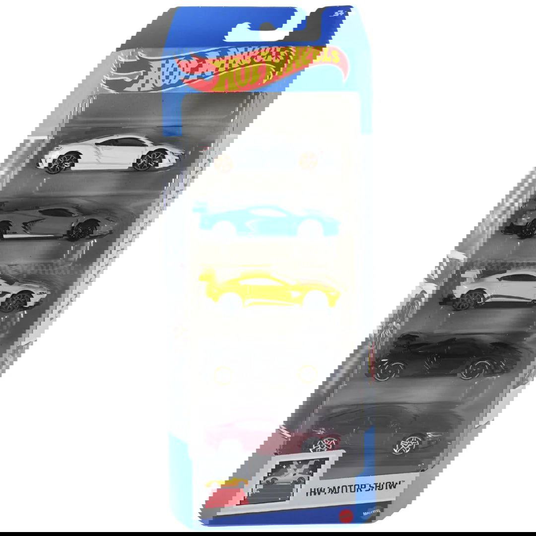 Hot wheels-2024 HOT WHEELS MOTOR SHOW (5 PACK) - Indian Diecast Hub