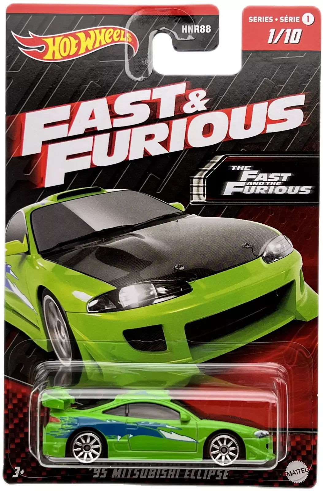 Hot wheels-Fast and Furious Themed MISUBISHI ECLIPSE - Indian Diecast Hub