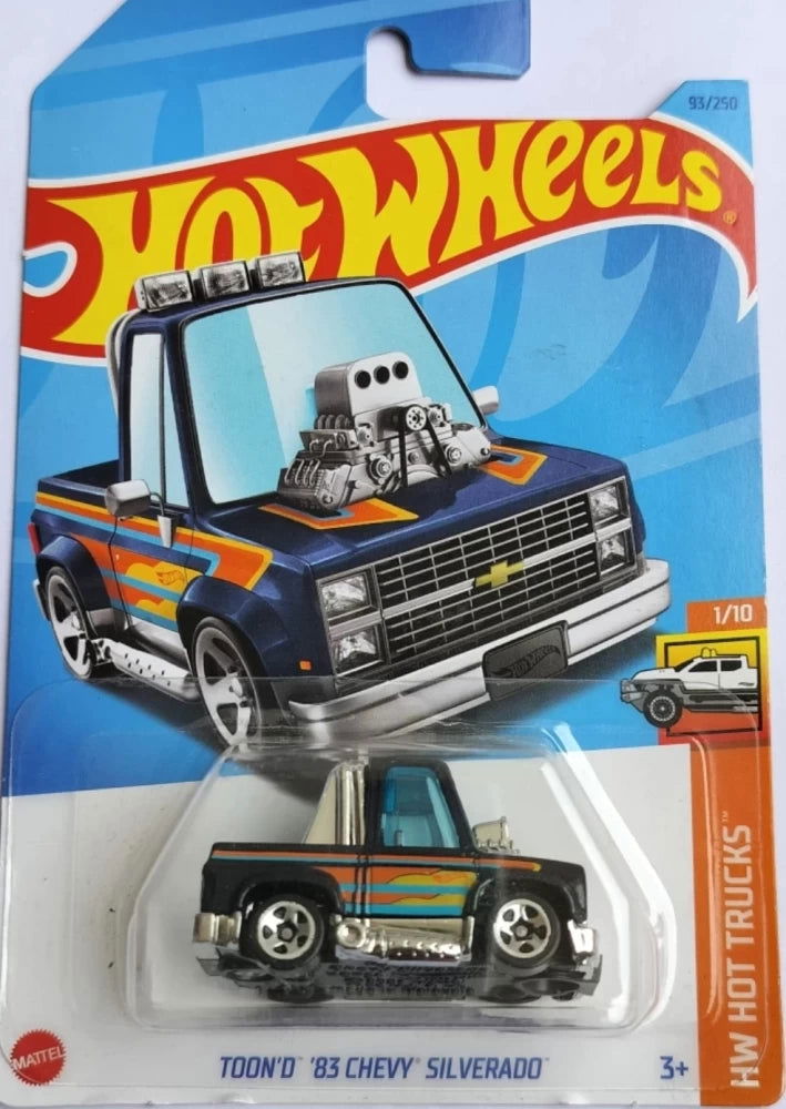 Hot wheels-HOT WHEELS TOON' D '83 CHEVY SILVERADO - Indian Diecast Hub