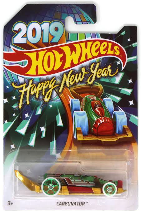 Hot wheels-Hot Wheels 2019 Happy New Year Carbonator Bottle Opener Car - Indian Diecast Hub
