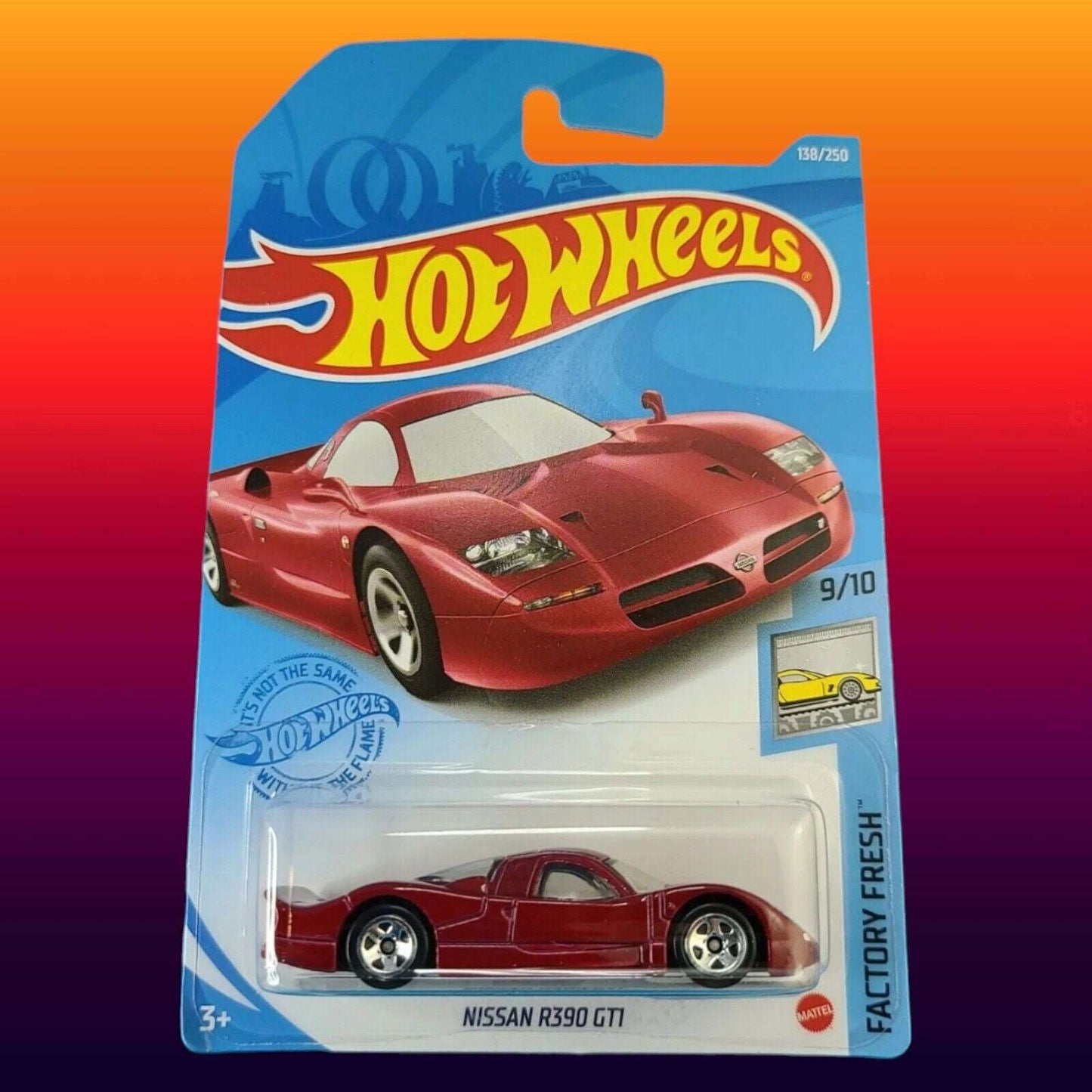 Hot wheels-Hot Wheels 2021 HW Factory Fresh NISSAN R390 GTI 1:64 Scale Red Car 138/250 - Indian Diecast Hub