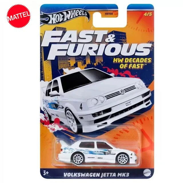 Hot wheels-Hot Wheels Fast and Furious Volkswagen Jetta MK3 HW Decades of Fast 4/5 - Indian Diecast Hub