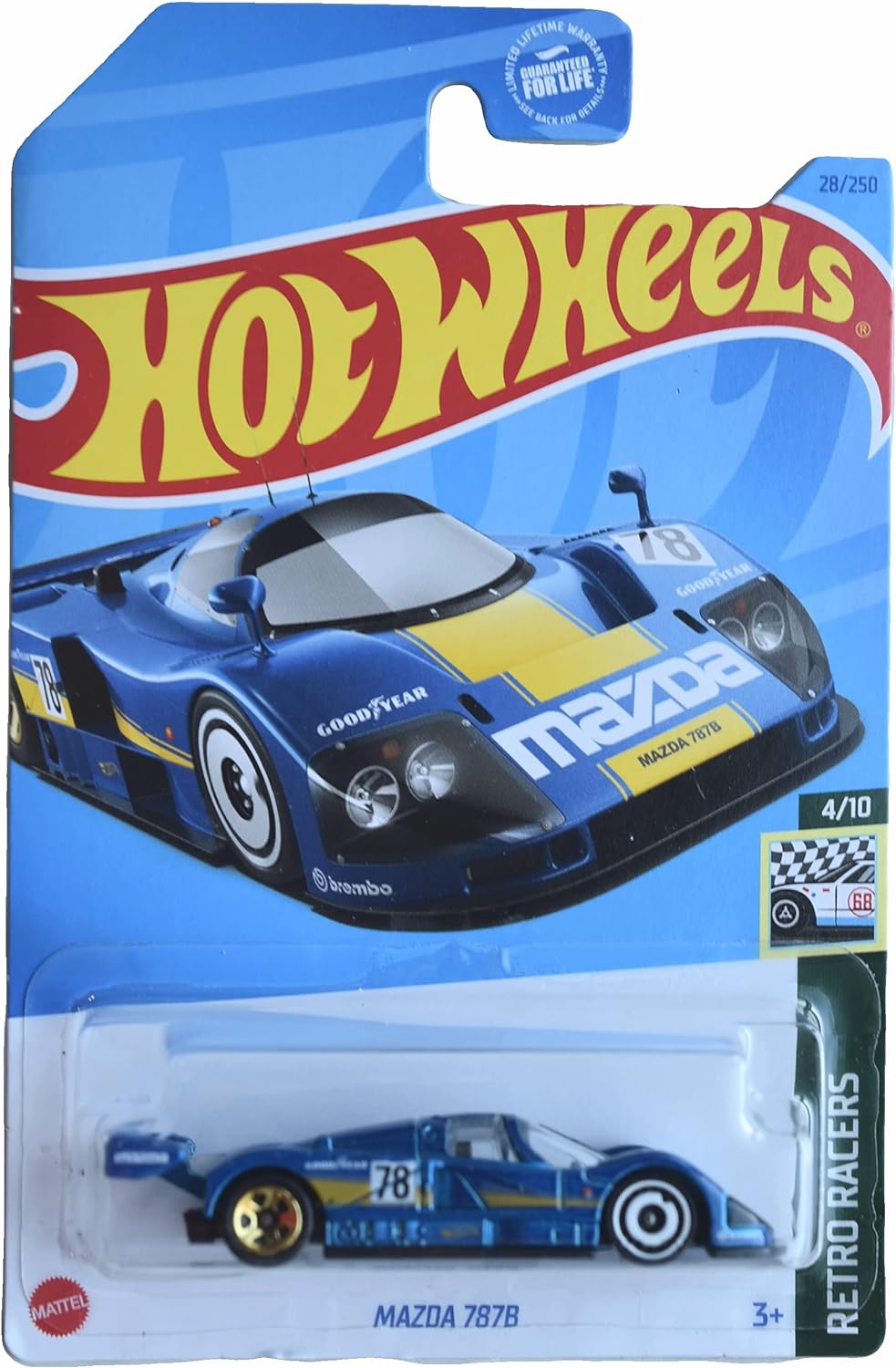 Hot wheels-Hot Wheels Mazda 787B Blue 2023 Retro Racers 1:64 Scale Die-Cast Metal Collectible - Indian Diecast Hub