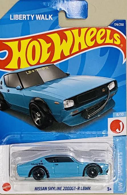 Hot wheels-Hot Wheels Nissan Skyline 2000GT-R LBWK Blue 2022 J Case - Indian Diecast Hub