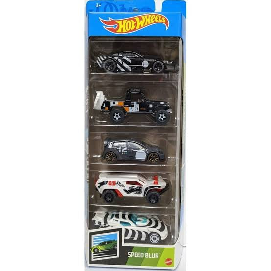 Hot wheels-Hotwheels Speed Blur 5 Pack - Indian Diecast Hub