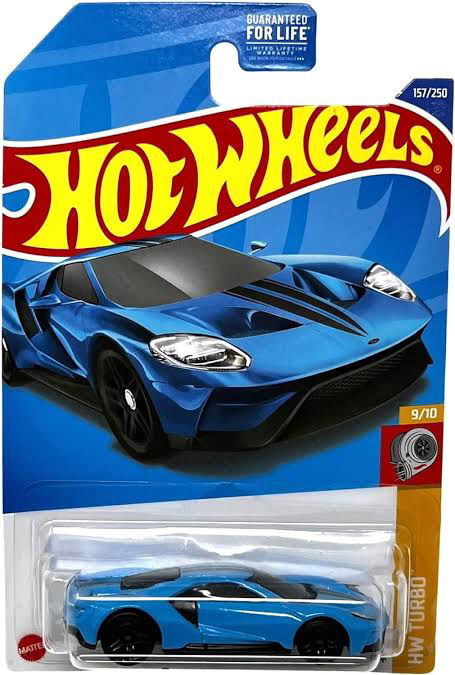 Hot wheels-IMPORTED Hotwheels 17 Ford GT Turbo 9/10 - Indian Diecast Hub