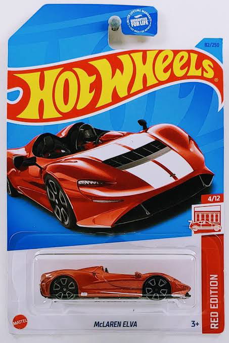Hot wheels-IMPORTED Hotwheels 2023 Collector 082/250 Red Edition 4/12 McLaren - Indian Diecast Hub