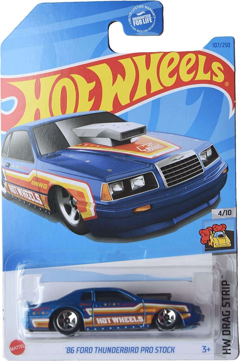 Hot wheels-IMPORTED Hotwheels 86 FORD THUNDERBIRD PRO STOCK Indian Hub - Indian Diecast Hub