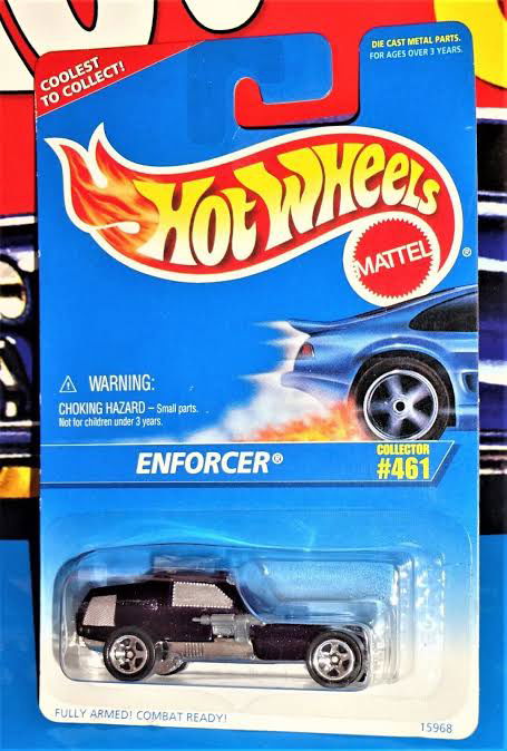 Hot wheels-IMPORTED Hotwheels ENFORCER Purple 461 Super Cannon Mega destroyer Series NIP - Indian Diecast Hub