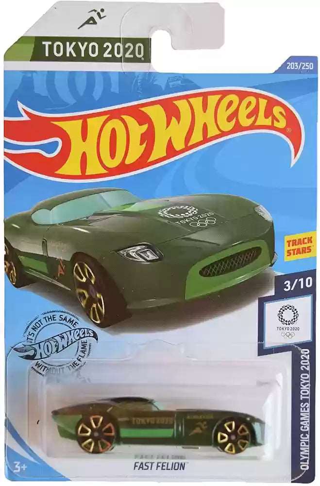 Hot wheels-IMPORTED Hotwheels FAST FELION OLYMPIC GAMES TOKOYO 2020 Indian Hub - Indian Diecast Hub