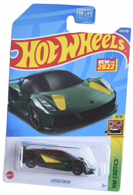Hot wheels-IMPORTED Hotwheels LOTUS EVIJA GREEN - Indian Diecast Hub