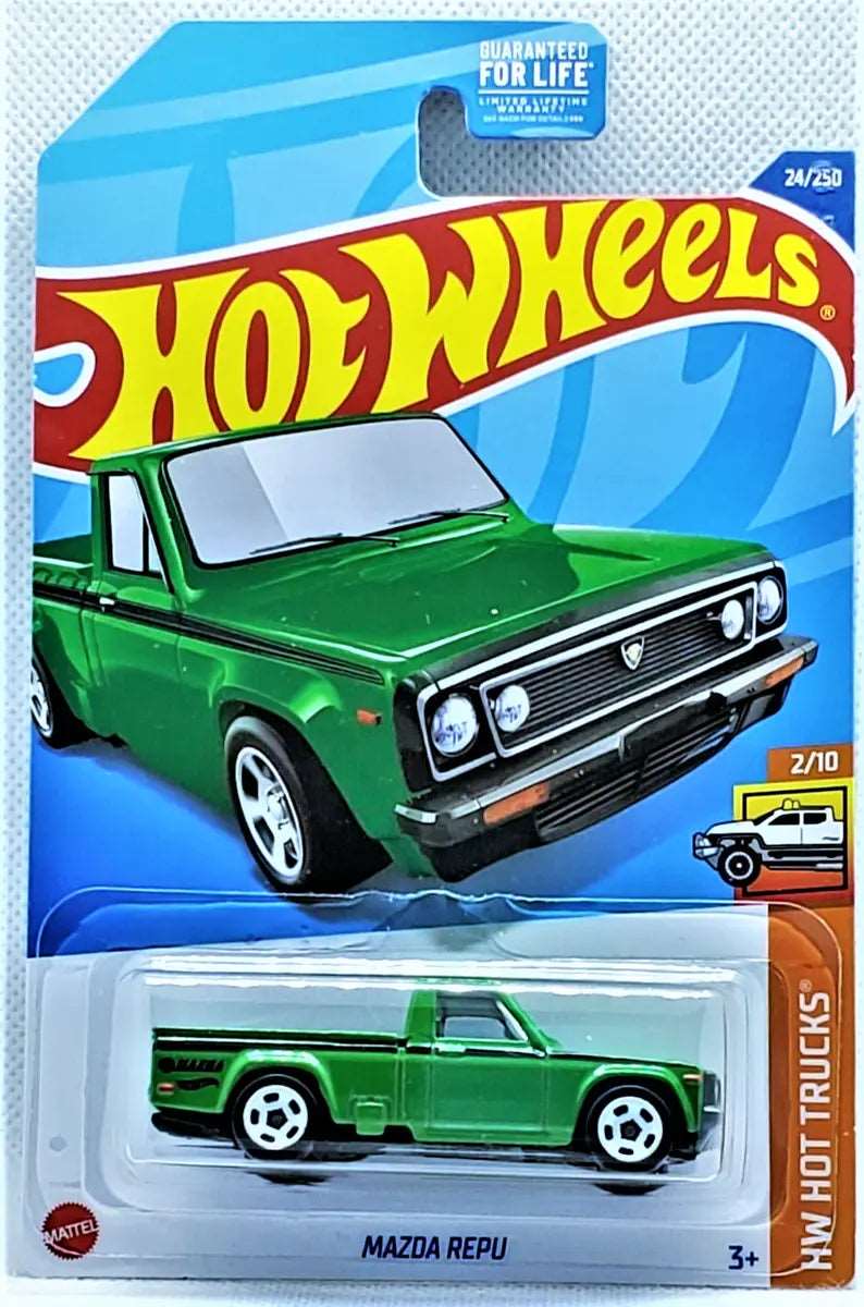 Hot wheels-IMPORTED Hotwheels MAZDA REPU GREEN - Indian Diecast Hub