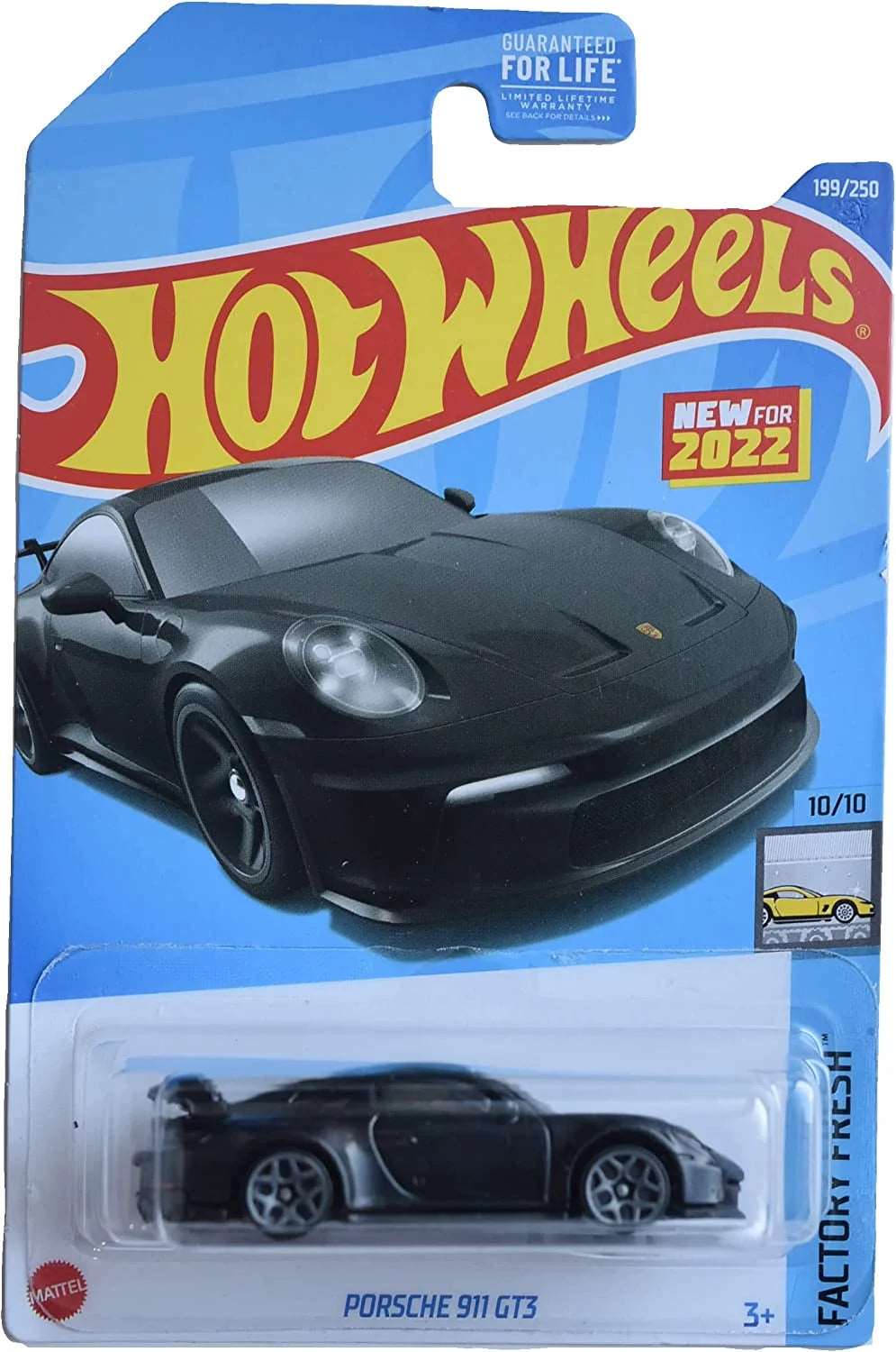 Hot wheels-IMPORTED Hotwheels Porsche 911 GT3 Black - Indian Diecast Hub