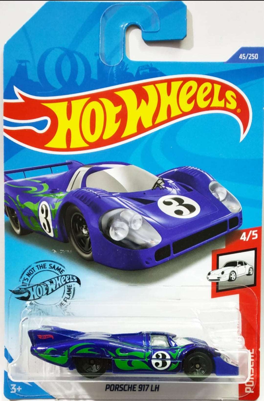 Hot wheels-IMPORTED Hotwheels Porsche 917 LH (Blue) - Indian Diecast Hub
