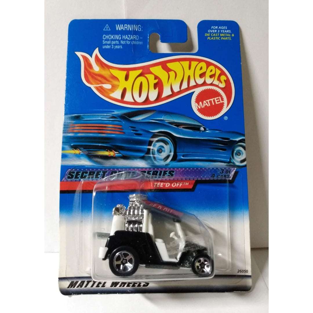 Hot wheels-IMPORTED Hotwheels Secret Code Tee d Off Golf Cart Collector 2000 - Indian Diecast Hub