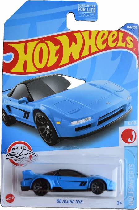 Hot wheels-Imported 90 Acura NSX Blue Hotwheels - Indian Diecast Hub