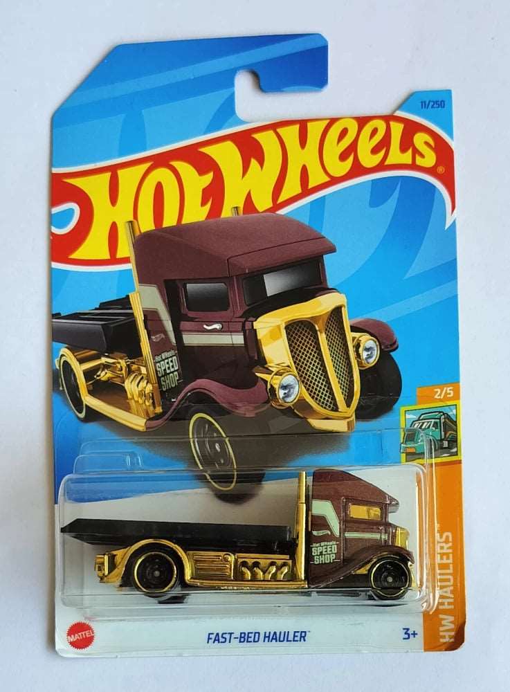 Hot wheels-Imported HOT WHEELS HW HAULERS 2/5 FAST-BED HAULER 2023 EDITION Indiandiecasthub - Indian Diecast Hub