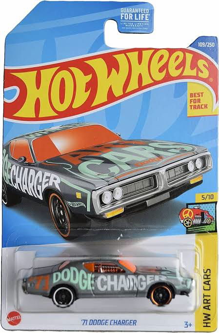 Hot wheels-Imported Hotwheels 71 Dodge Charger - Indian Diecast Hub