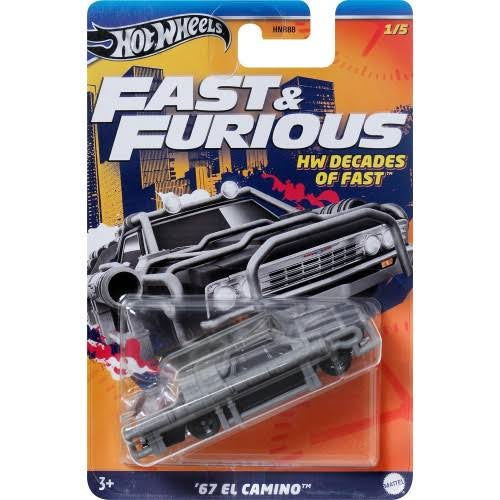 Hot wheels-Mattel Hot Wheels Fast and Furious 67 El Camino HNR88 / HRW41 - Indian Diecast Hub
