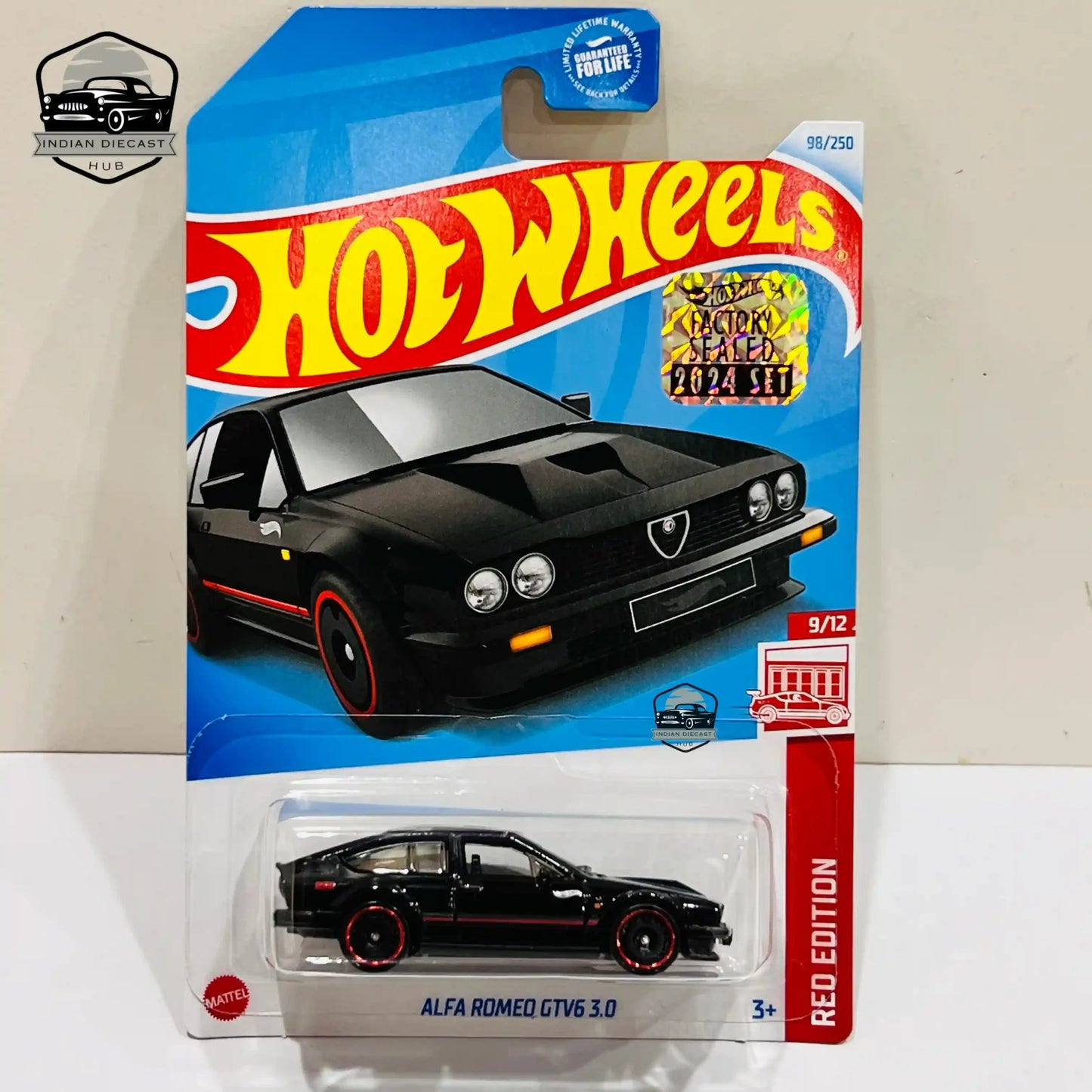 Hot Wheels Alfa Romeo GTV6 3.0 (exclusive Recolor) – 2024 Factory Sealed Card – – 1-64 Scale - 1:64 Diecast Car