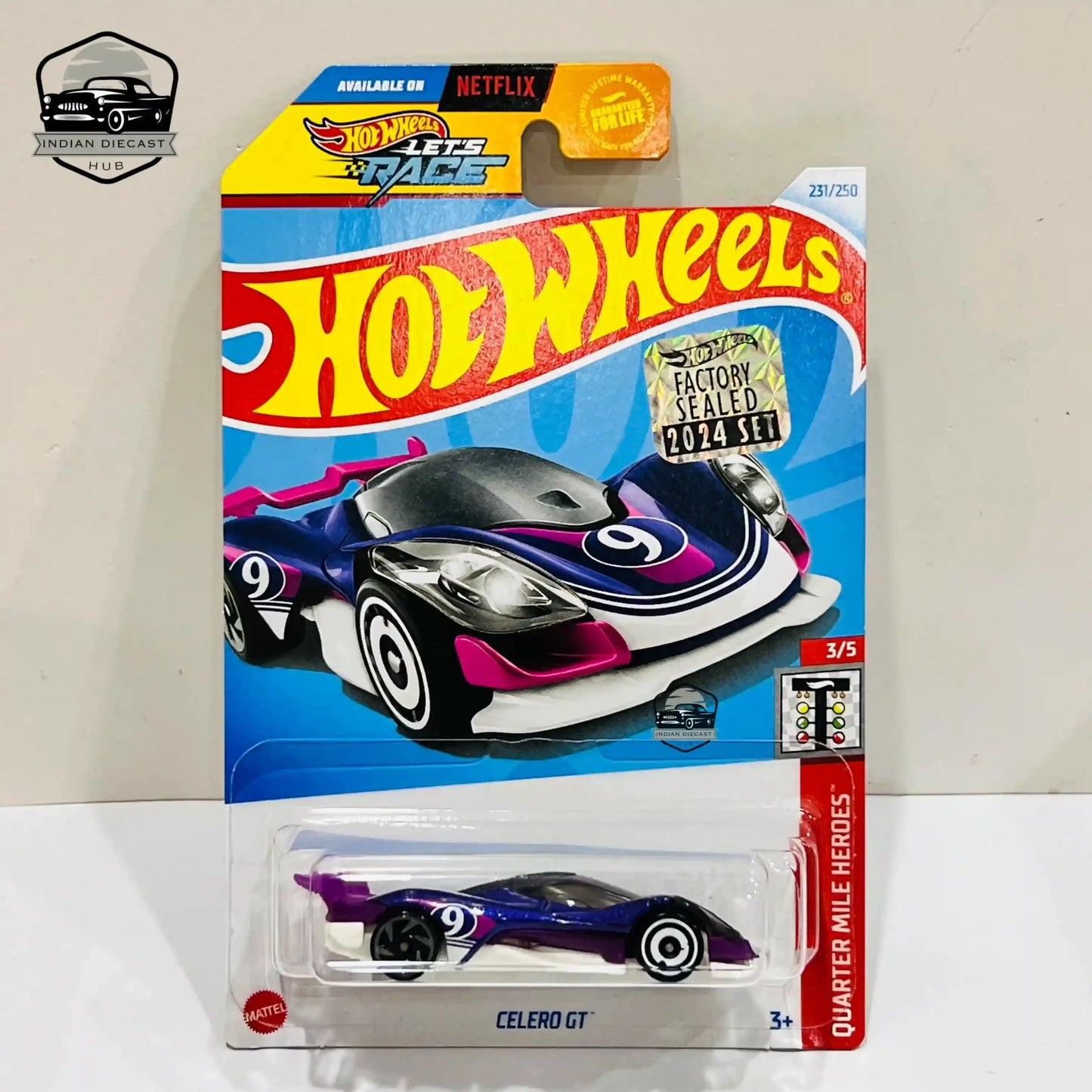Hot Wheels Celero GT – 2024 Factory Sealed Card – – 1-64 Scale – 4 - 1:64 Diecast Car