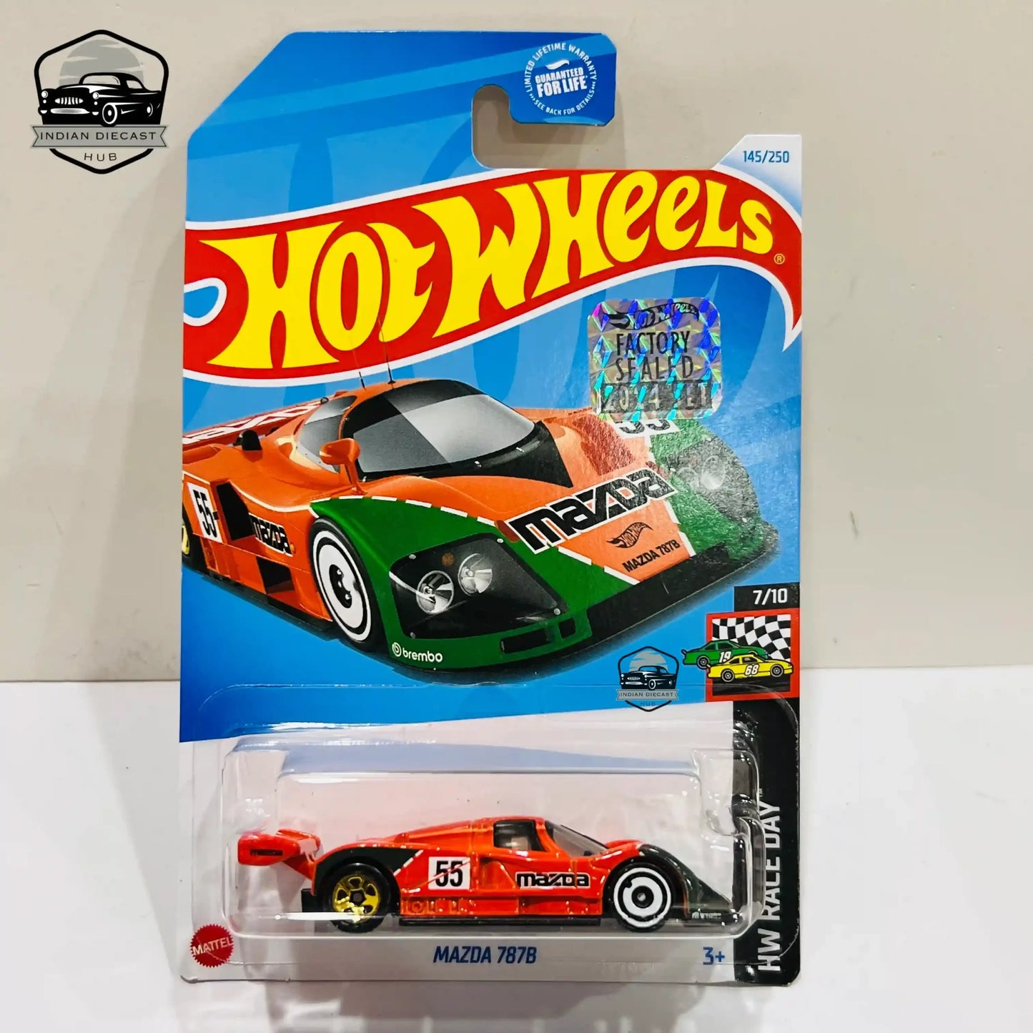 Hot Wheels Mazda 787B 2024 Factory Sealed Card 1-64 Scale Orange - 1:64 Diecast Car