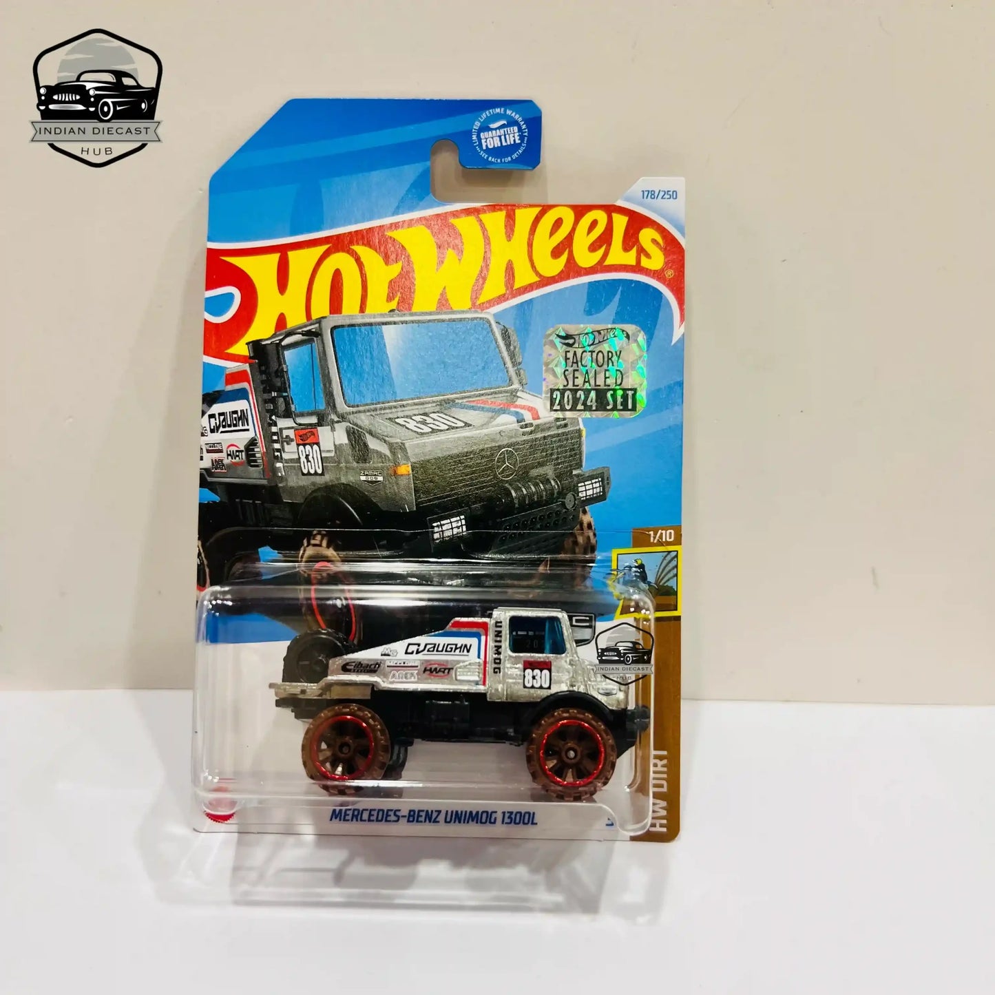 Hot Wheels Mercedes-Benz Unimog 1300L 2024 Factory Sealed Card 1-64 Scale - 1:64 Diecast Car