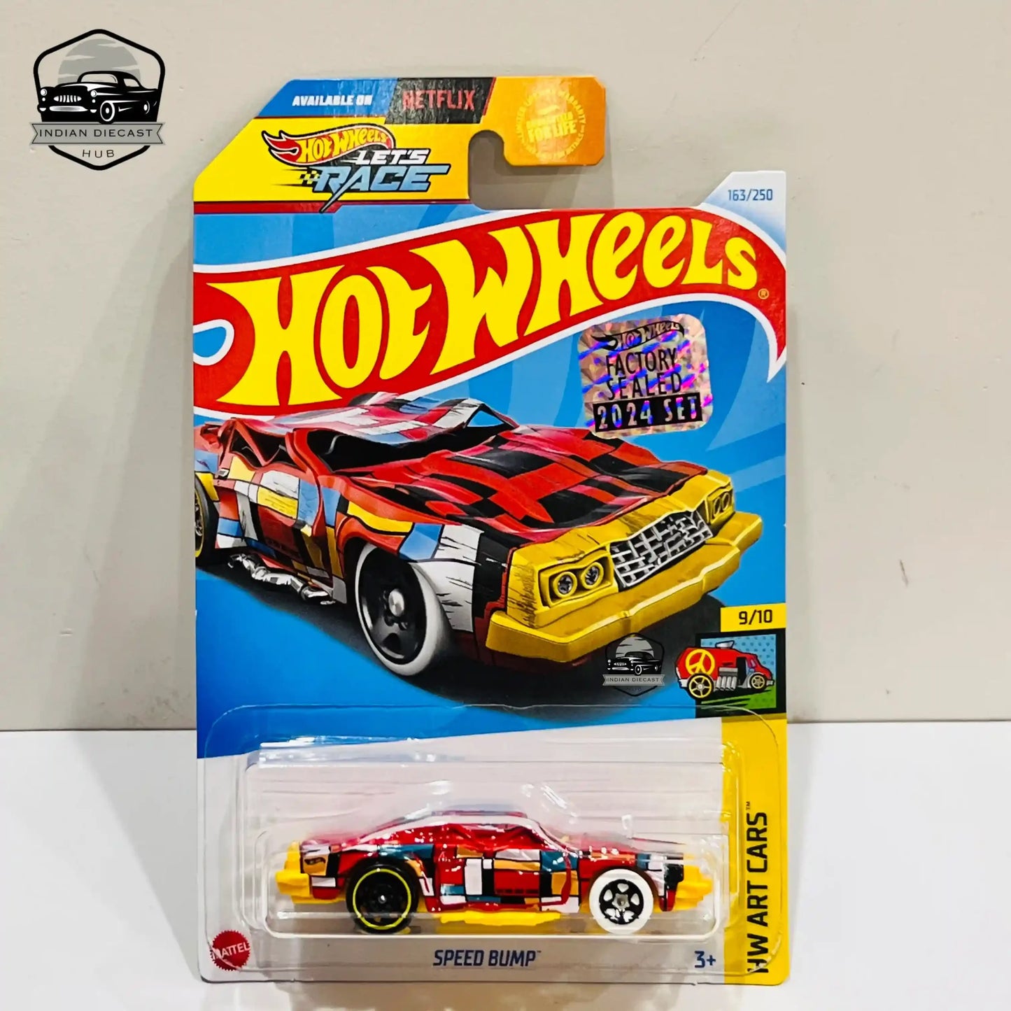 Hot Wheels Speed Bump – 2024 Factory Sealed Card – Imported – 1-64 Scale – 7