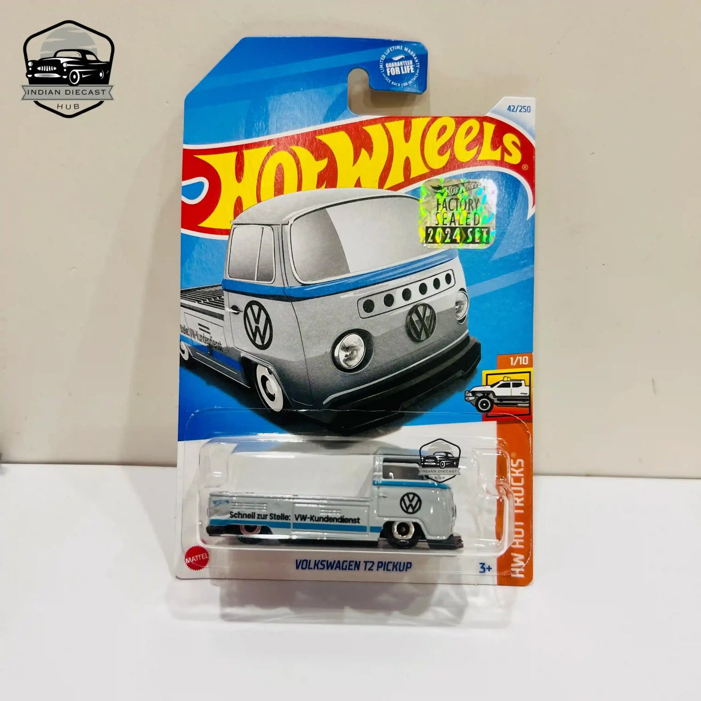 Hot Wheels Volkswagen T2 Pickup – 2024 Factory Sealed Card – – 1-64 Scale – 5 - 1:64 Diecast Car