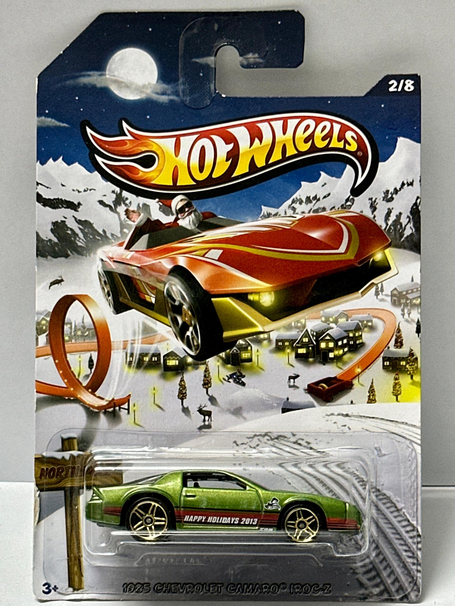 HOT WHEELS CARD ART '85 CHEVERLET CAMARO IROC-2