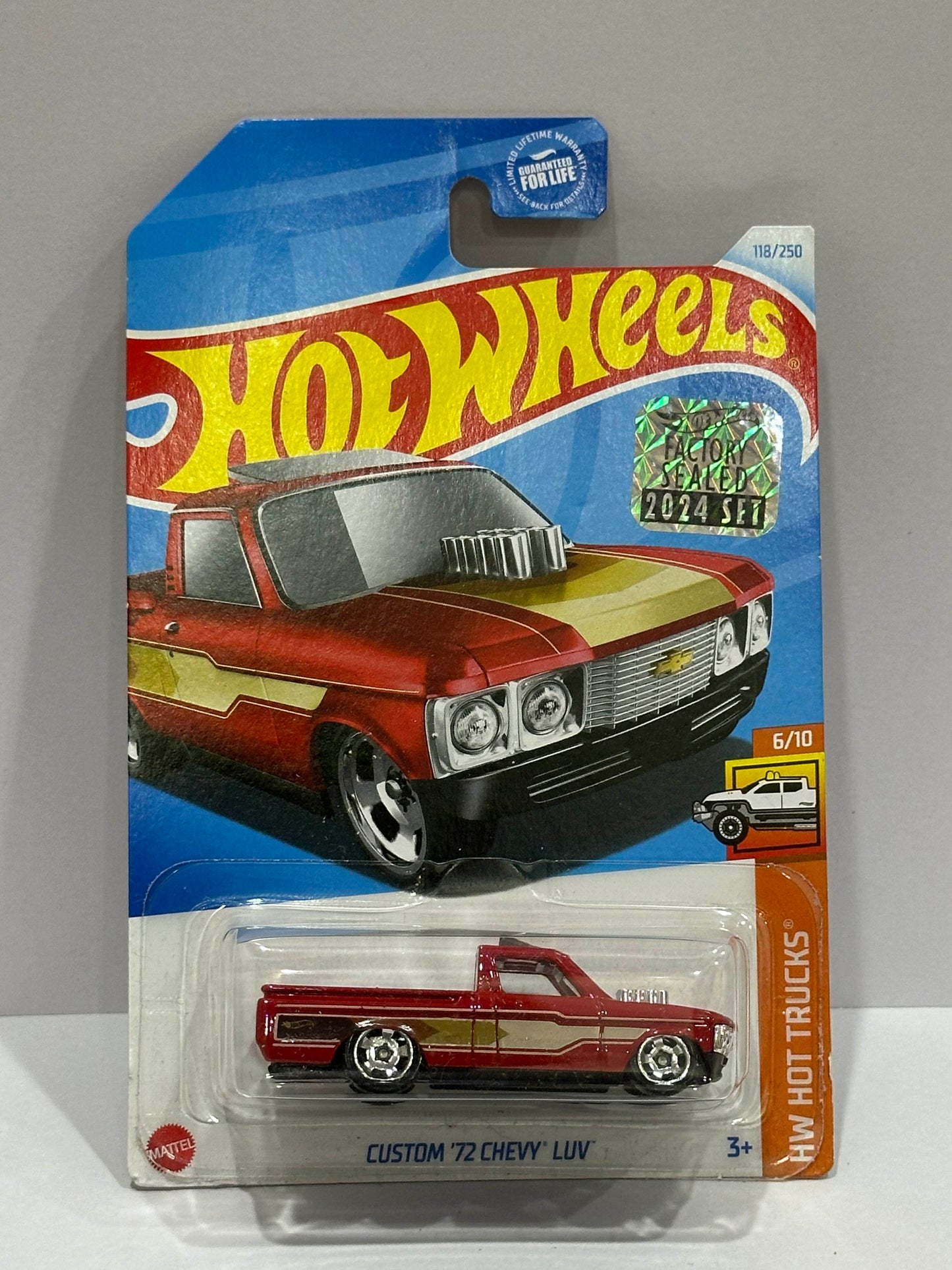 Hot Wheels Custom '72 Chevy Luv - Factory Sealed — 1:64 Hot Wheels diecast collectible from Indian Diecast Hub