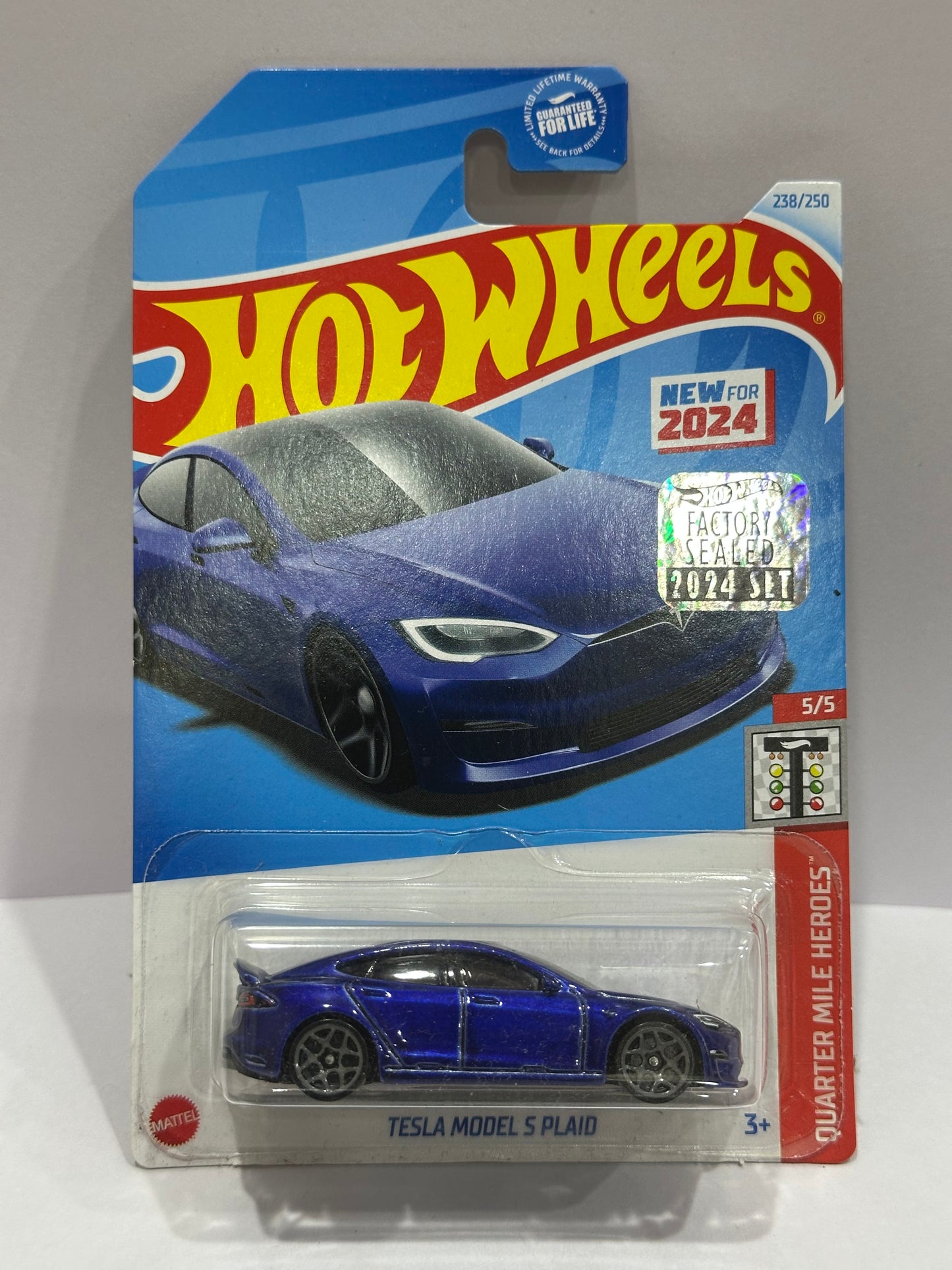 Hot Wheels Tesla Model S Plaid - Factory Sealed - 1:64 Diecast Car