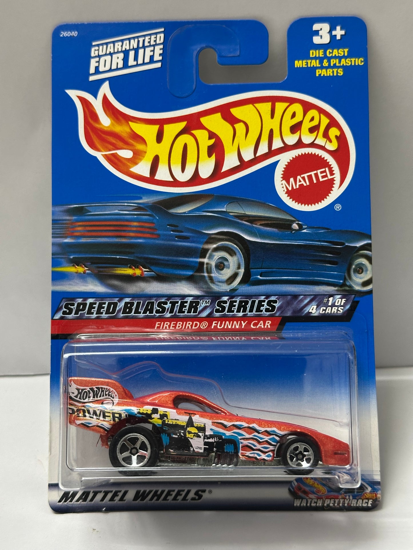 HOT WHEELS VINTAGE CARD SPEED BLASTER SERIES FIREBIRD