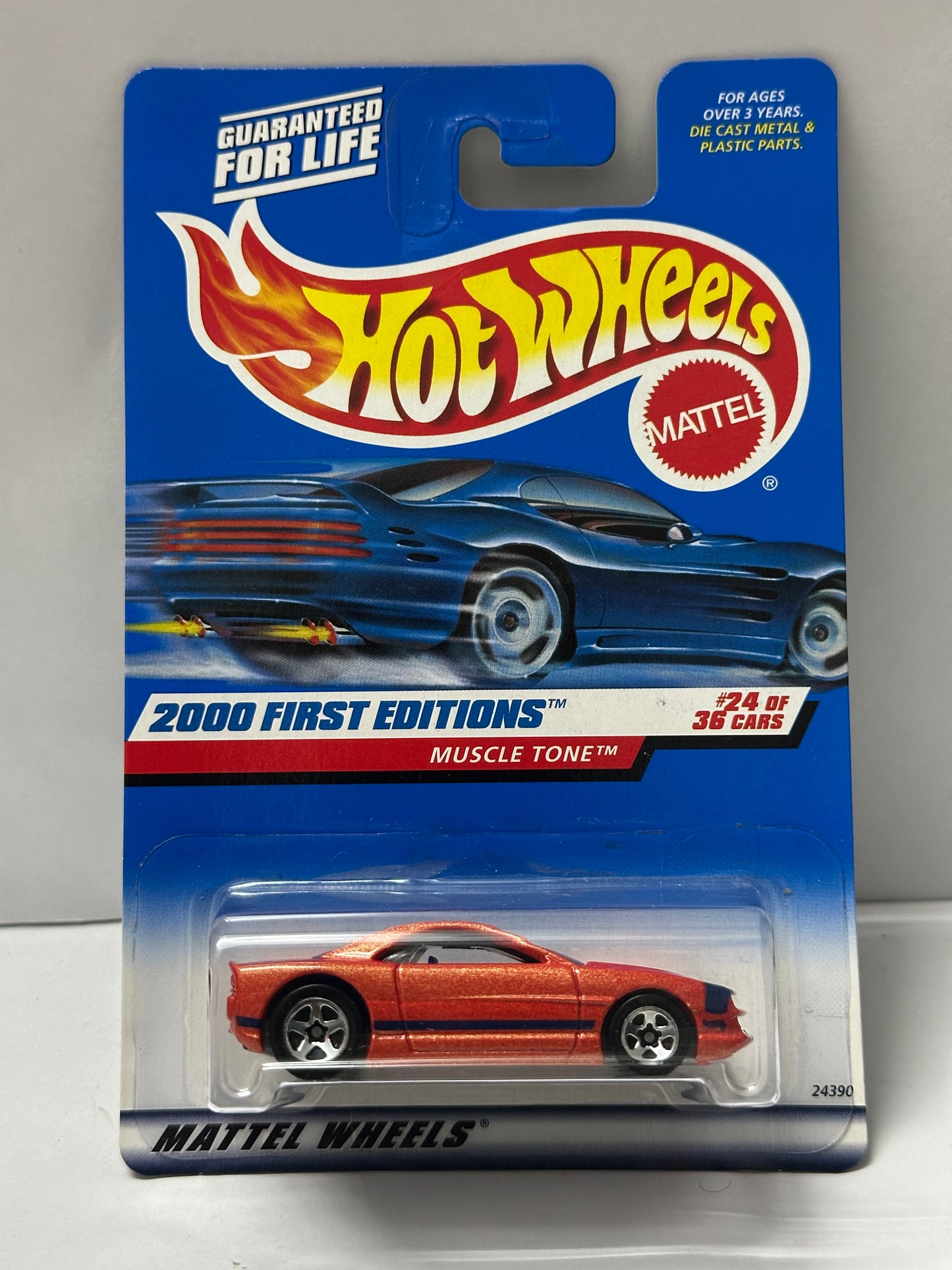 HOT WHEELS VINTAGE CARD 2000 FIRST EDITIONS MUSCLE TONE
