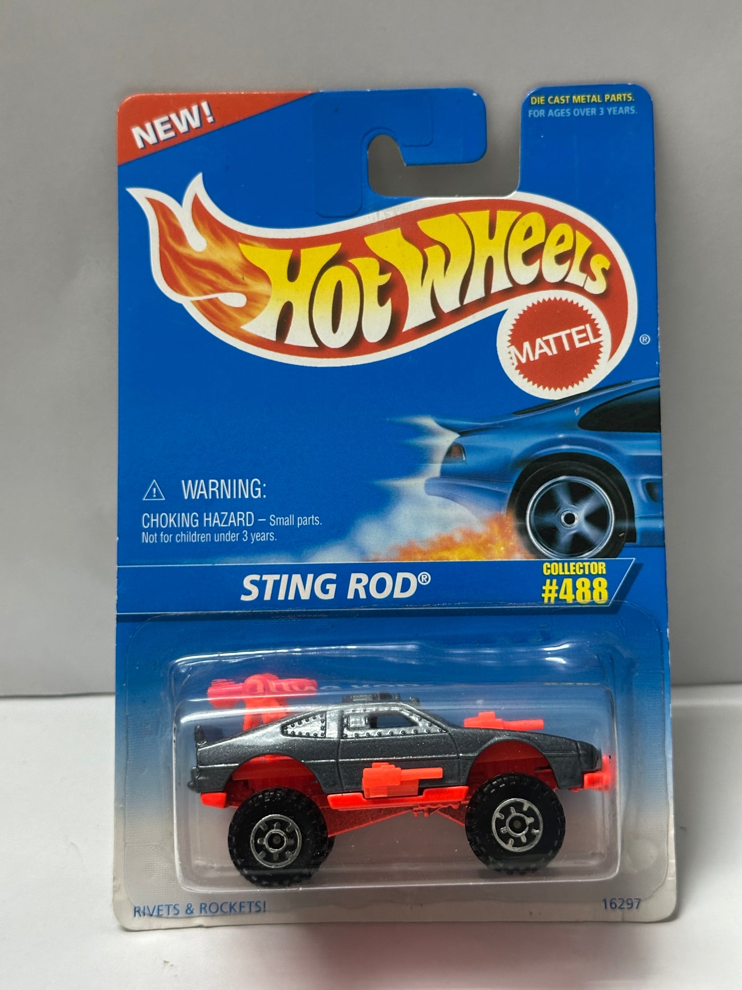 Hot Wheels Vintage Card Sting Rod - 1:64 Diecast Car