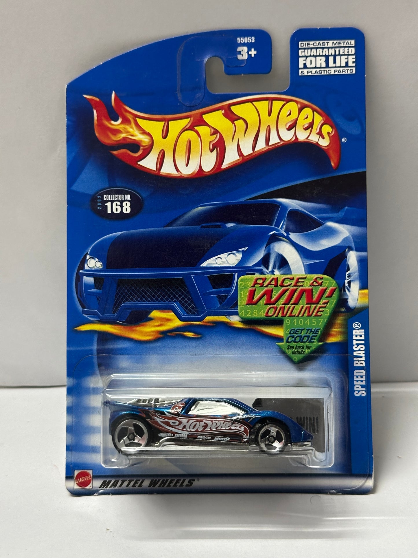 HOT WHEELS VINTAGE CARD SPEED BLASTER