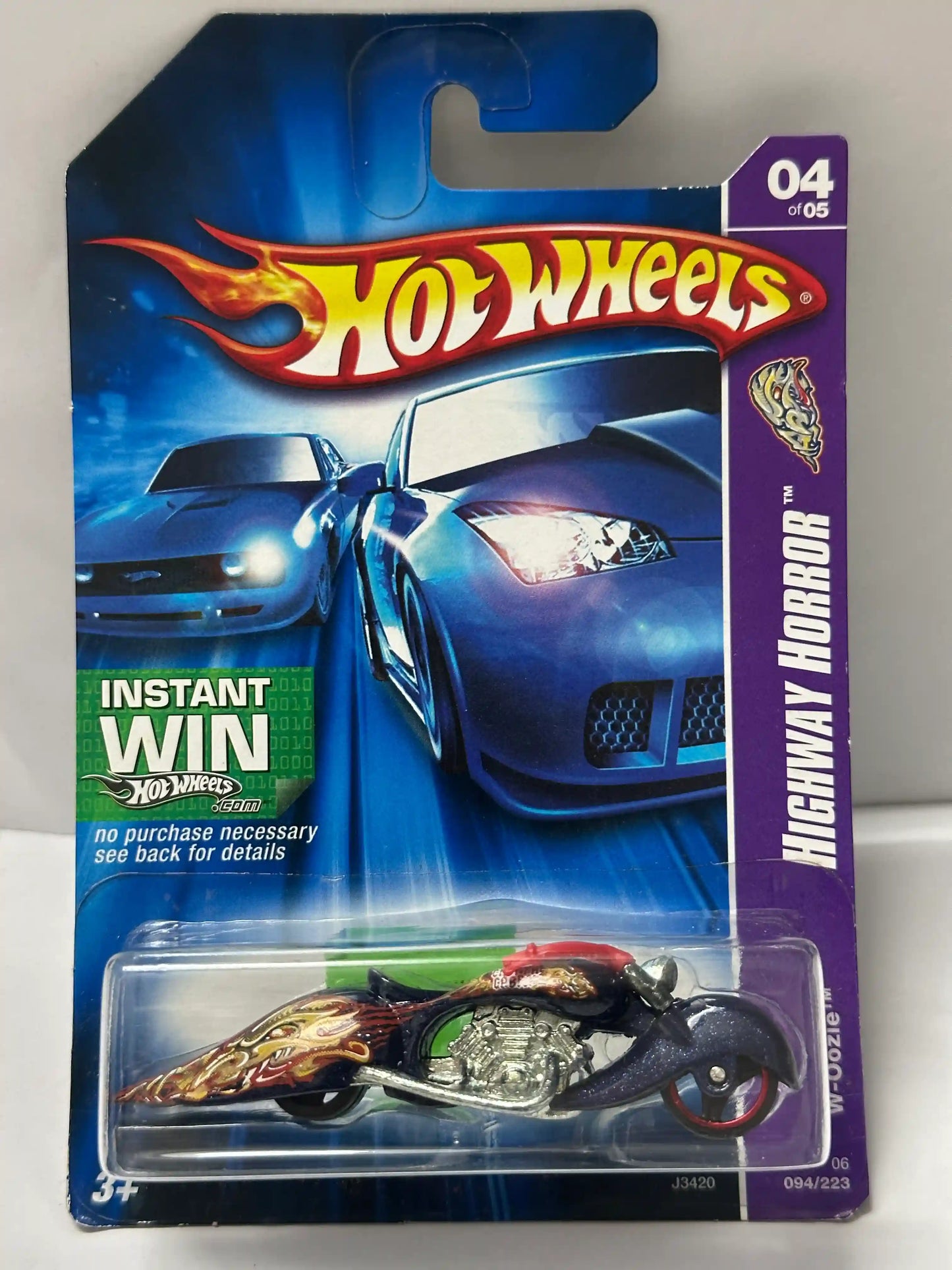 Hot Wheels W-Oozie (Blue/Silver) - Highway Horror (2006)
