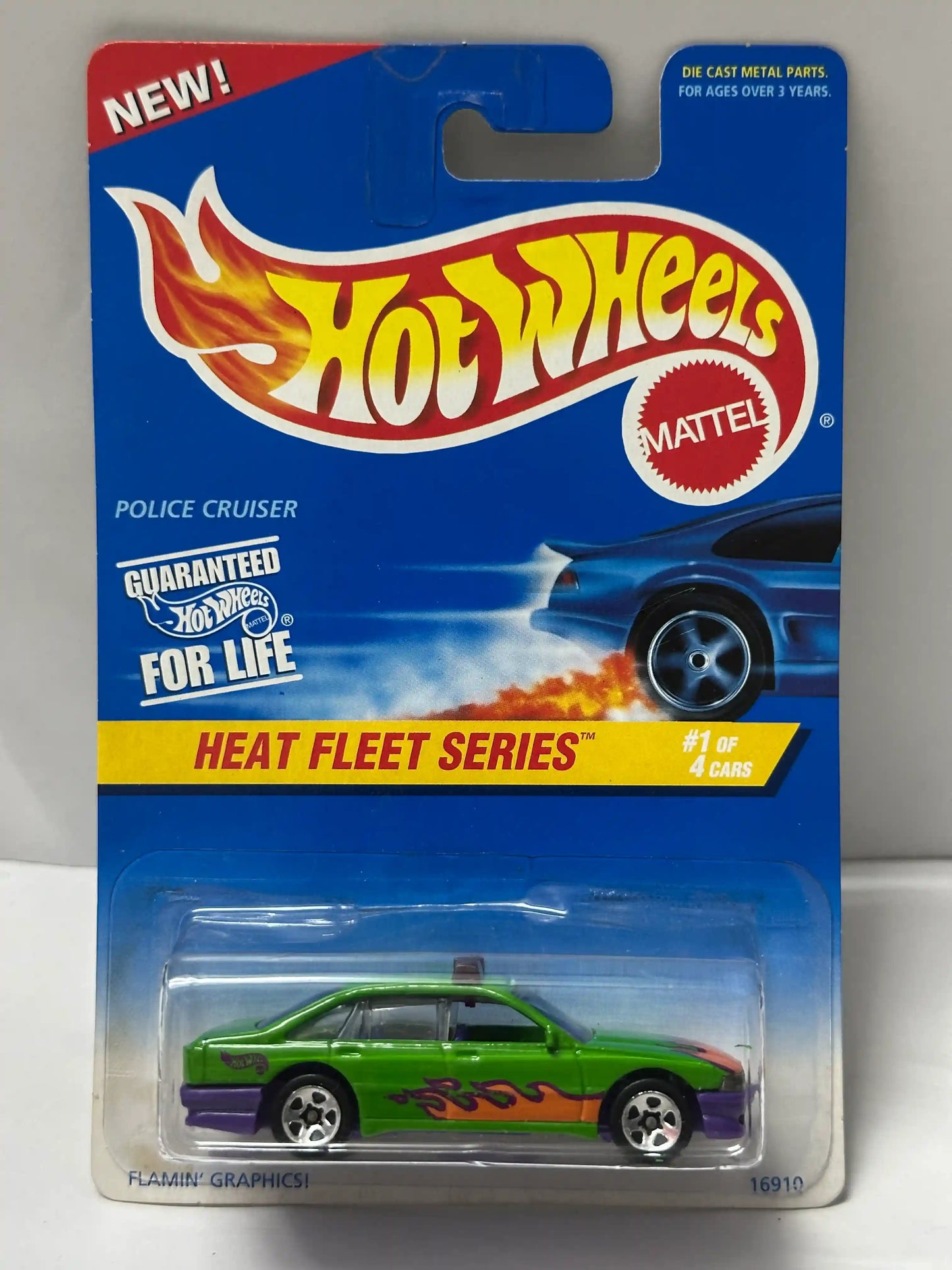 HOT WHEELS HEAT FLEET SERIES POLICE CRUISER