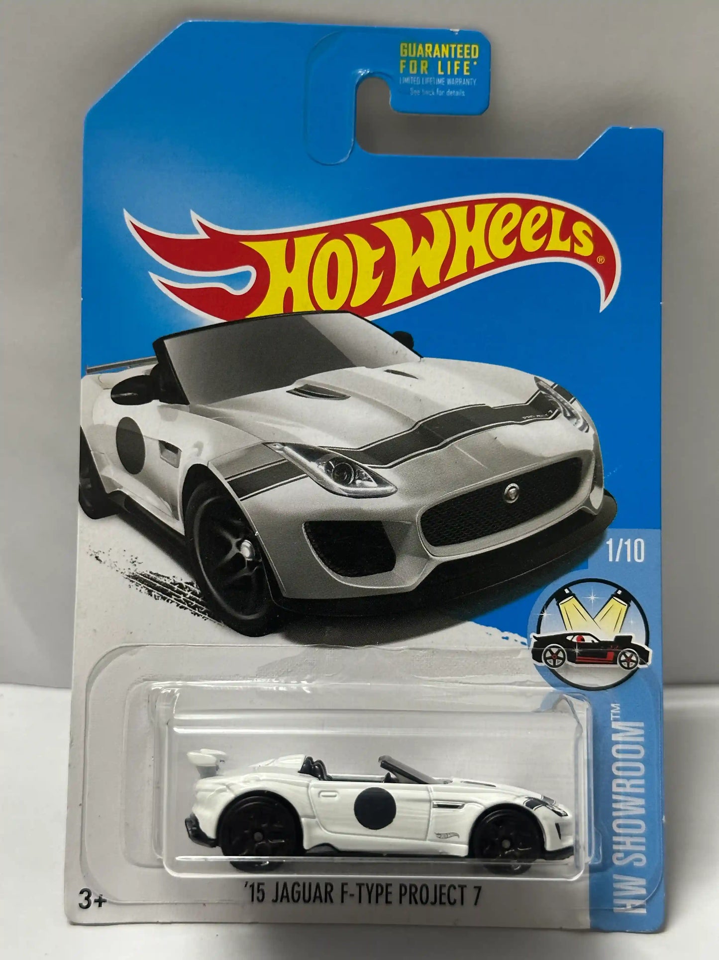 Hot Wheels '15 Jaguar F-Type (White) - HW Showroom 1/10